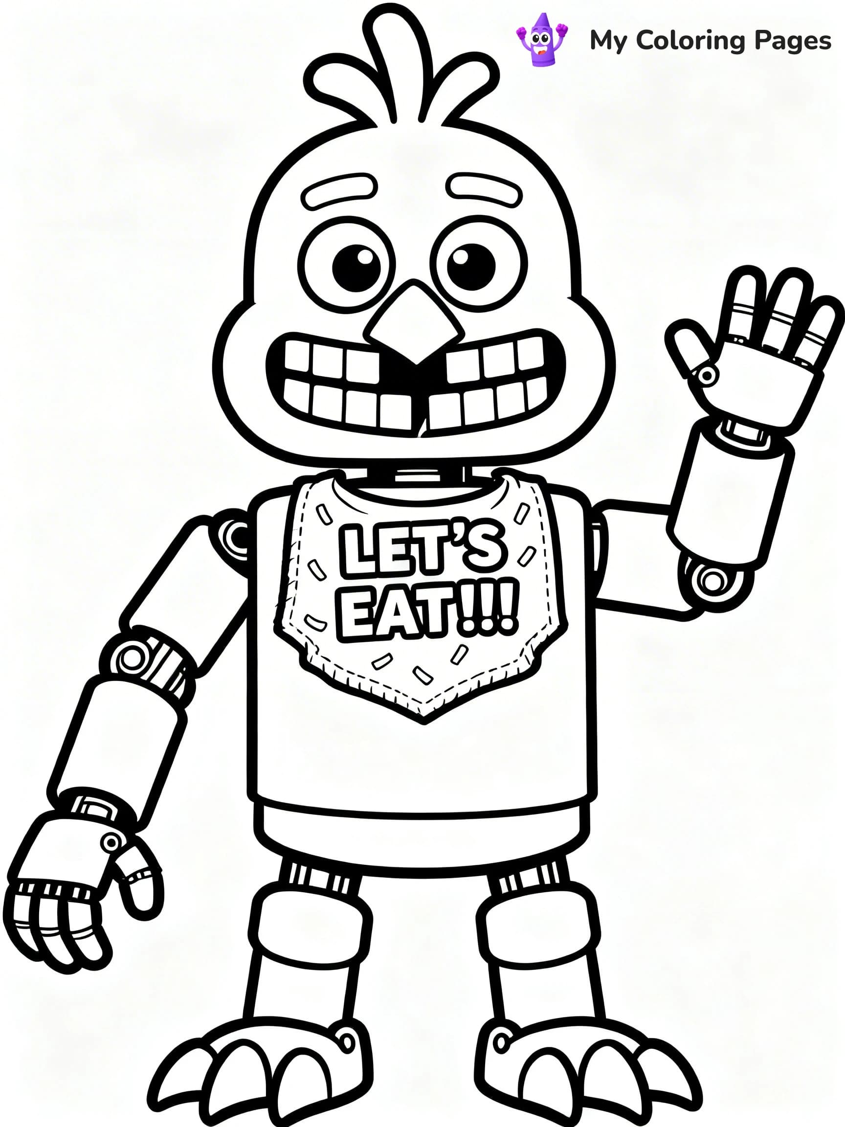 Chica Coloring Pages - 6