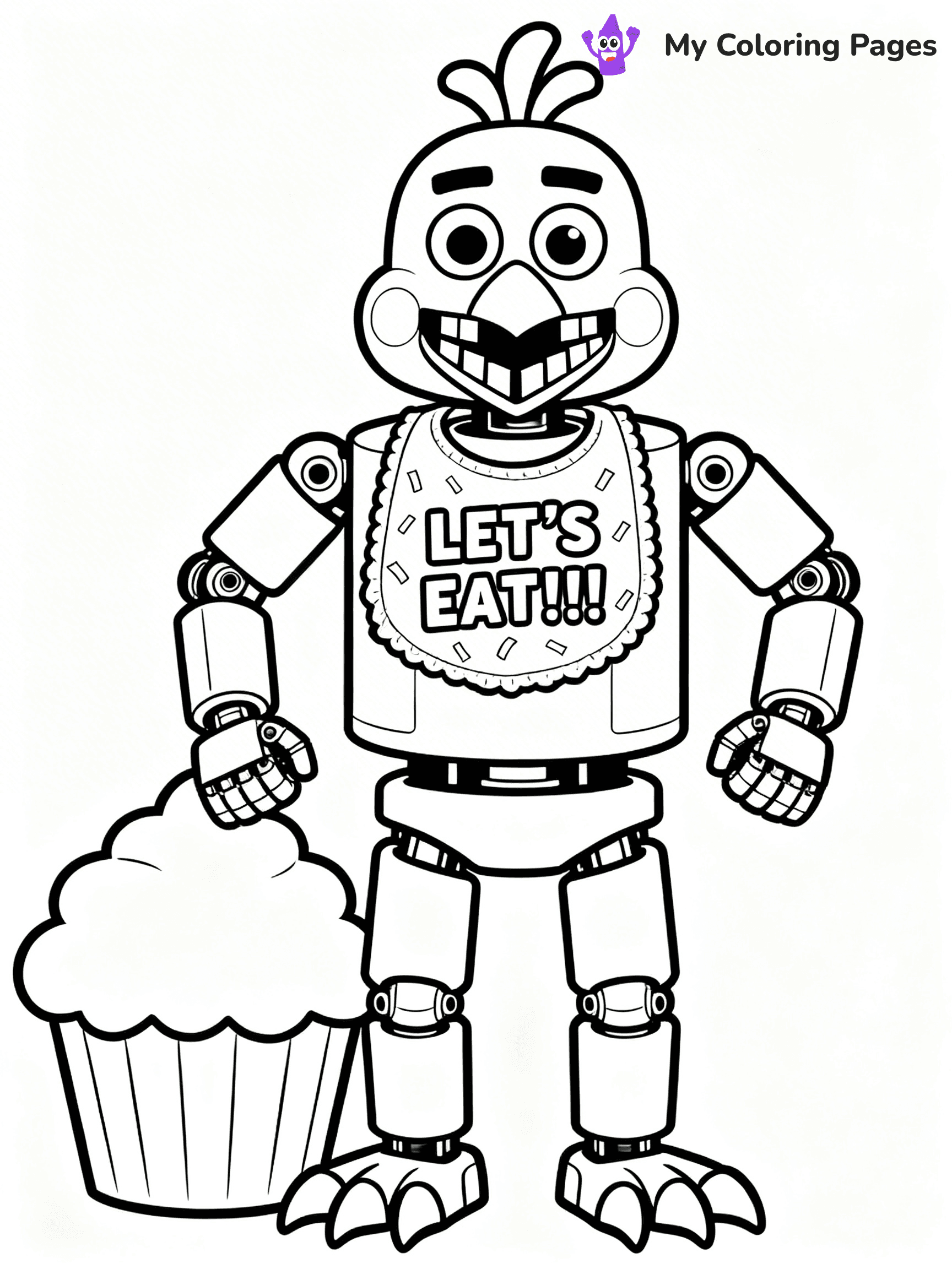 Chica Coloring Pages - 5