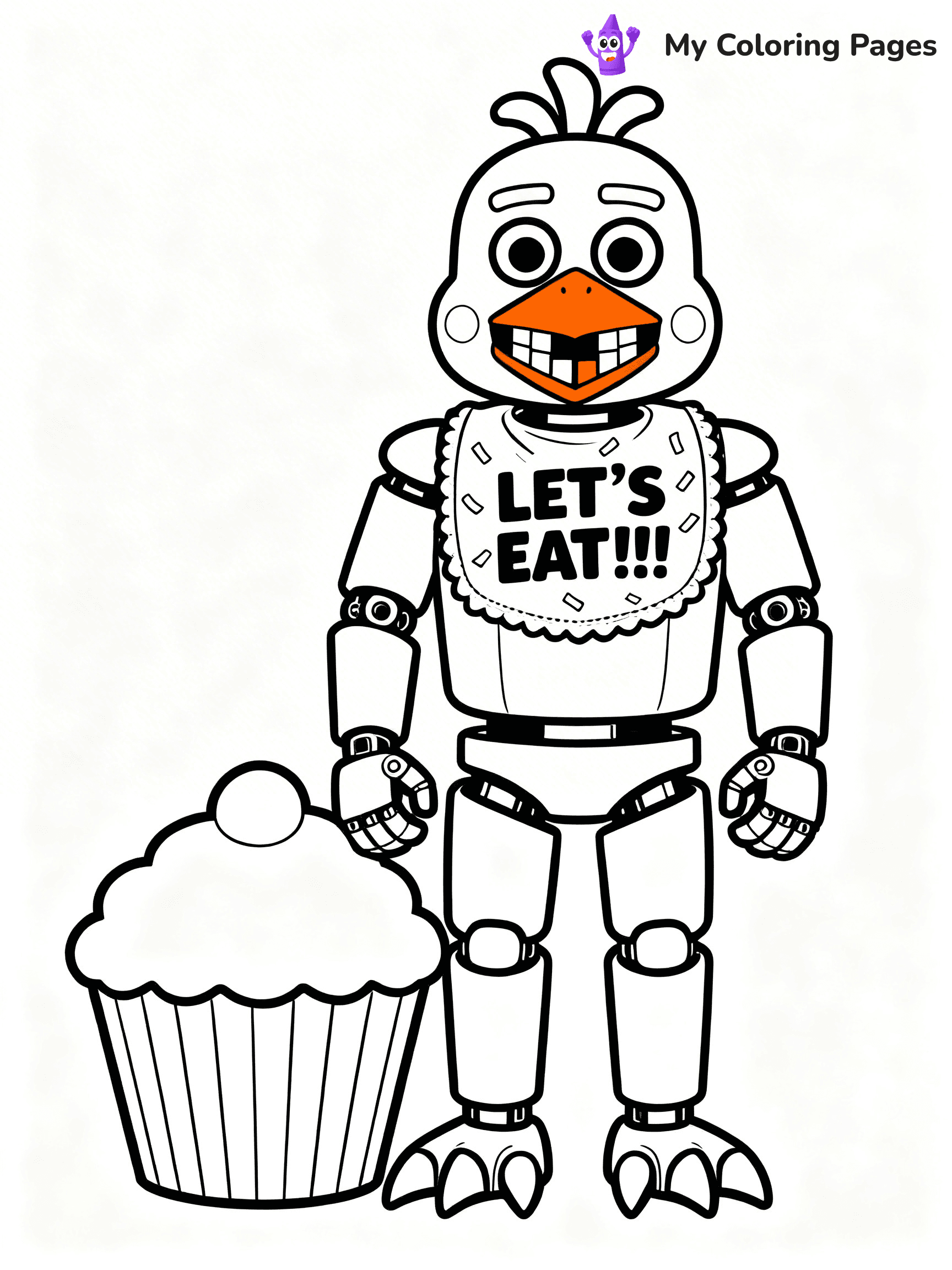 Chica Coloring Pages - 4
