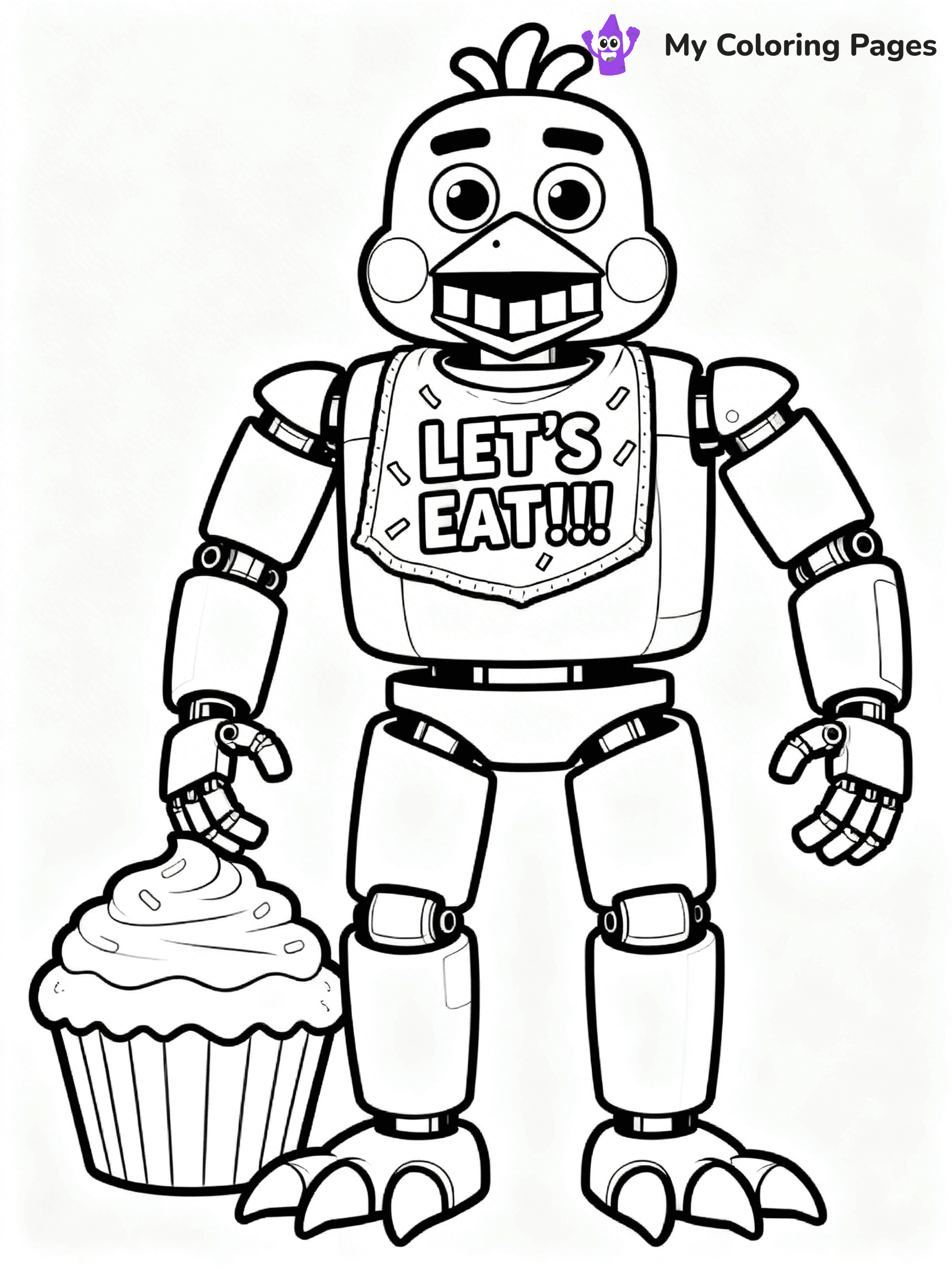 Chica Coloring Pages - 3