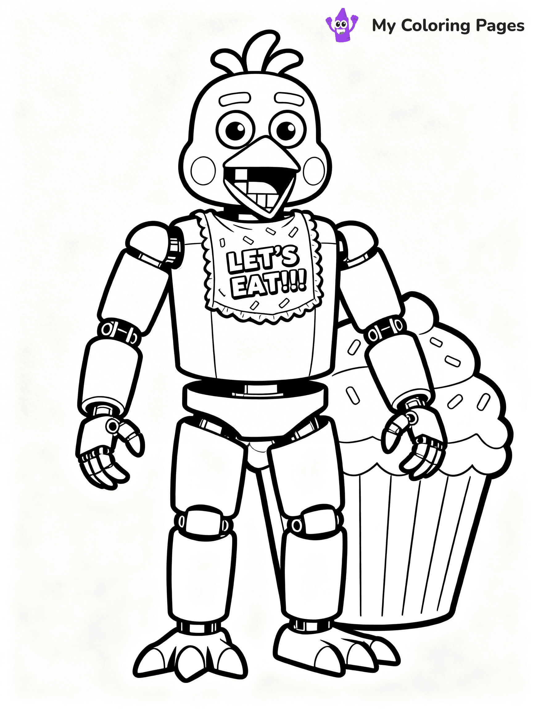 Chica Coloring Pages - 2