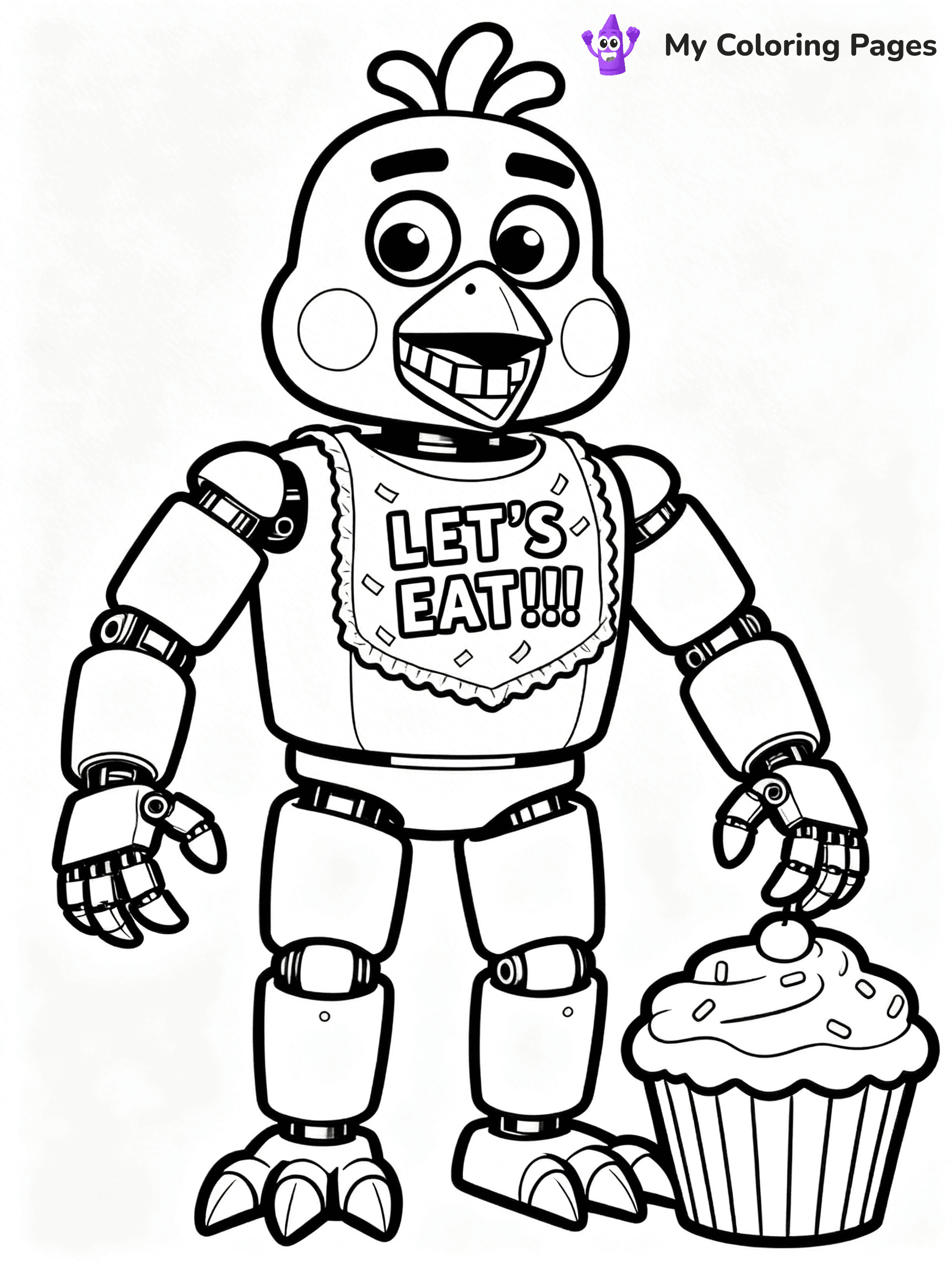Chica Coloring Pages - 1