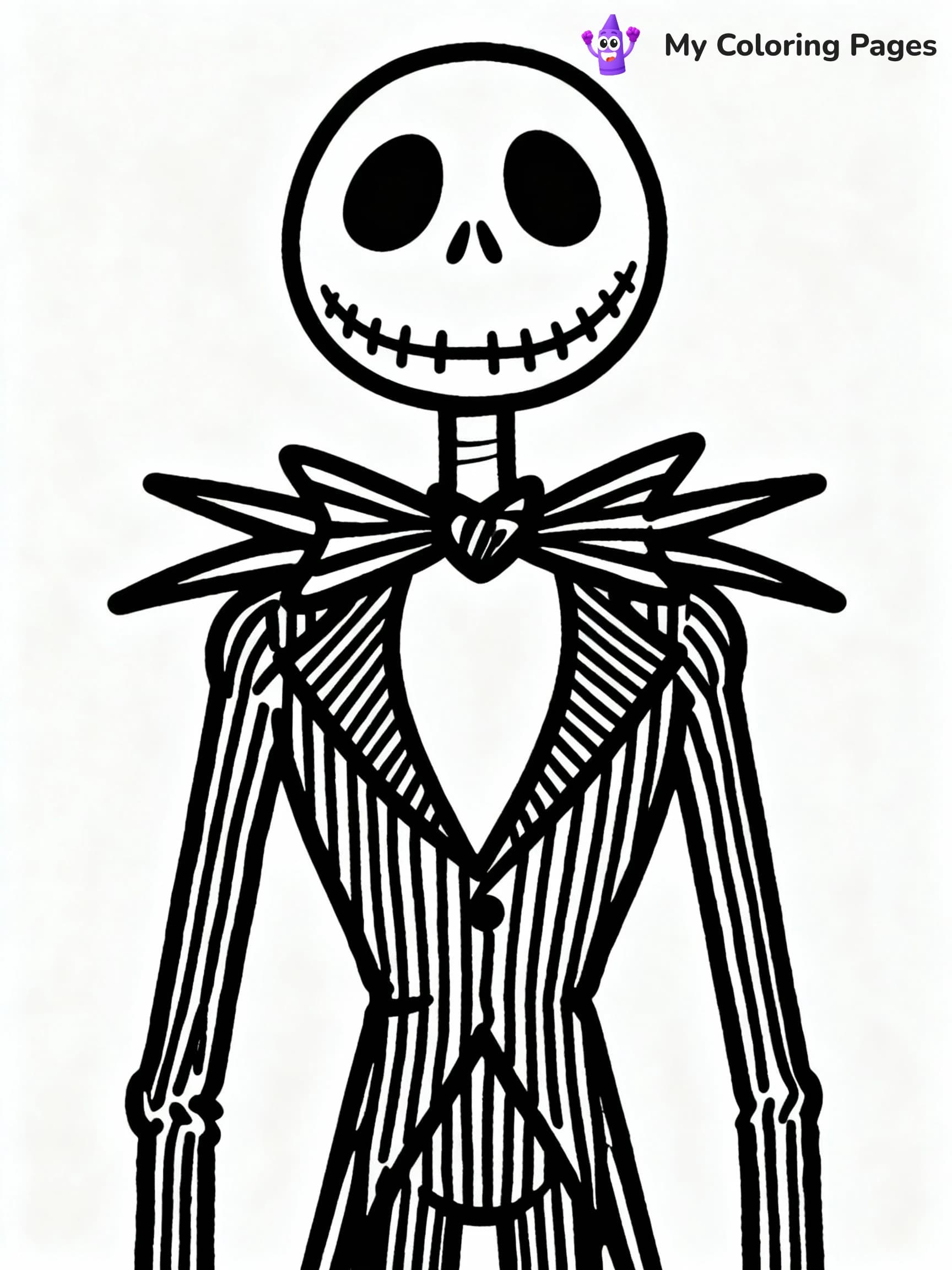 Jack Skellington Coloring Pages - 24