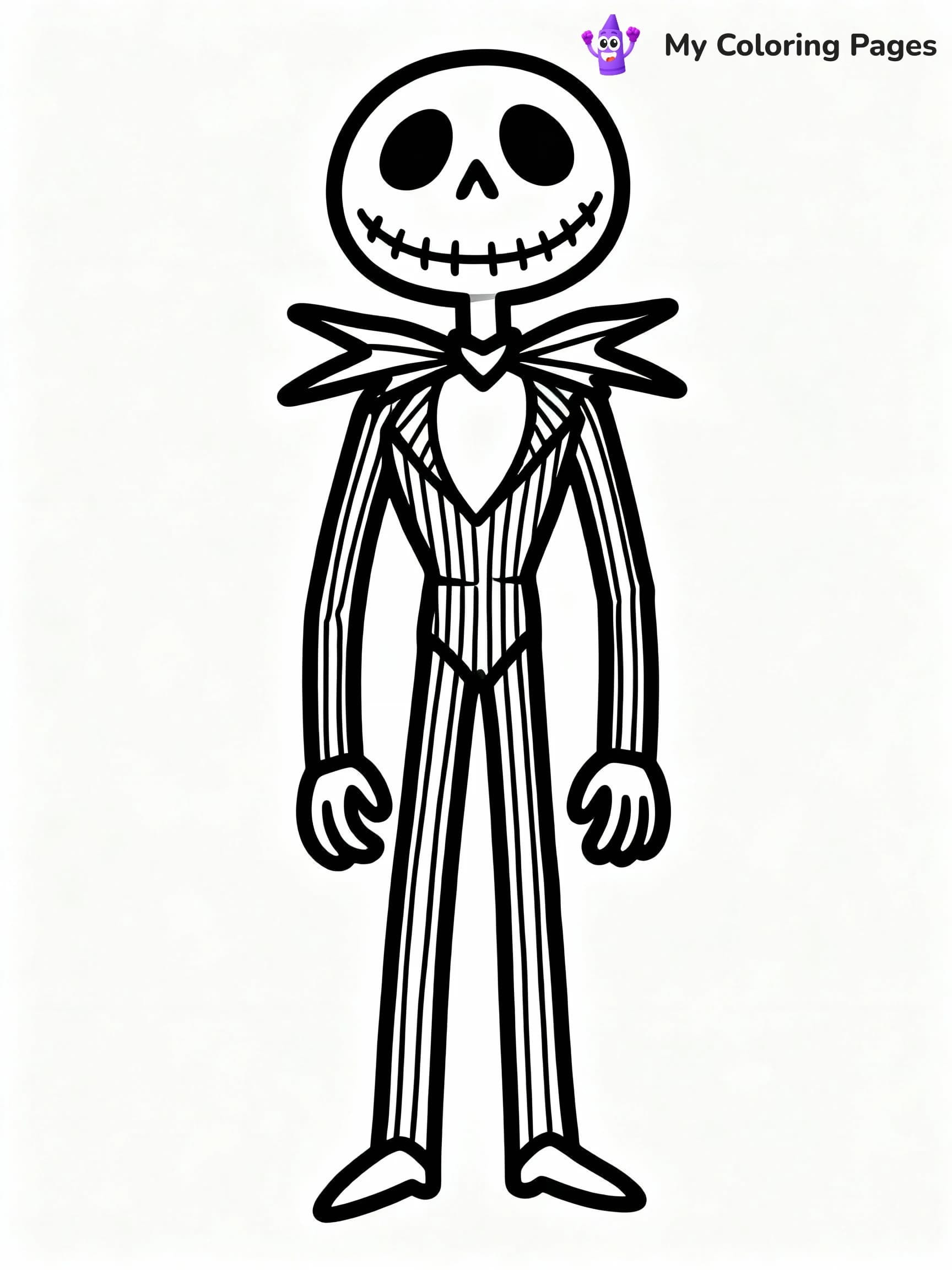 Jack Skellington Coloring Pages - 22
