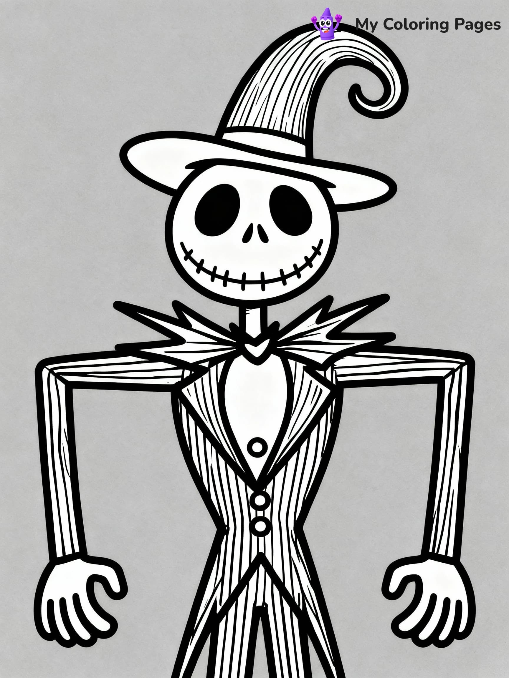 Jack Skellington Coloring Pages - 21
