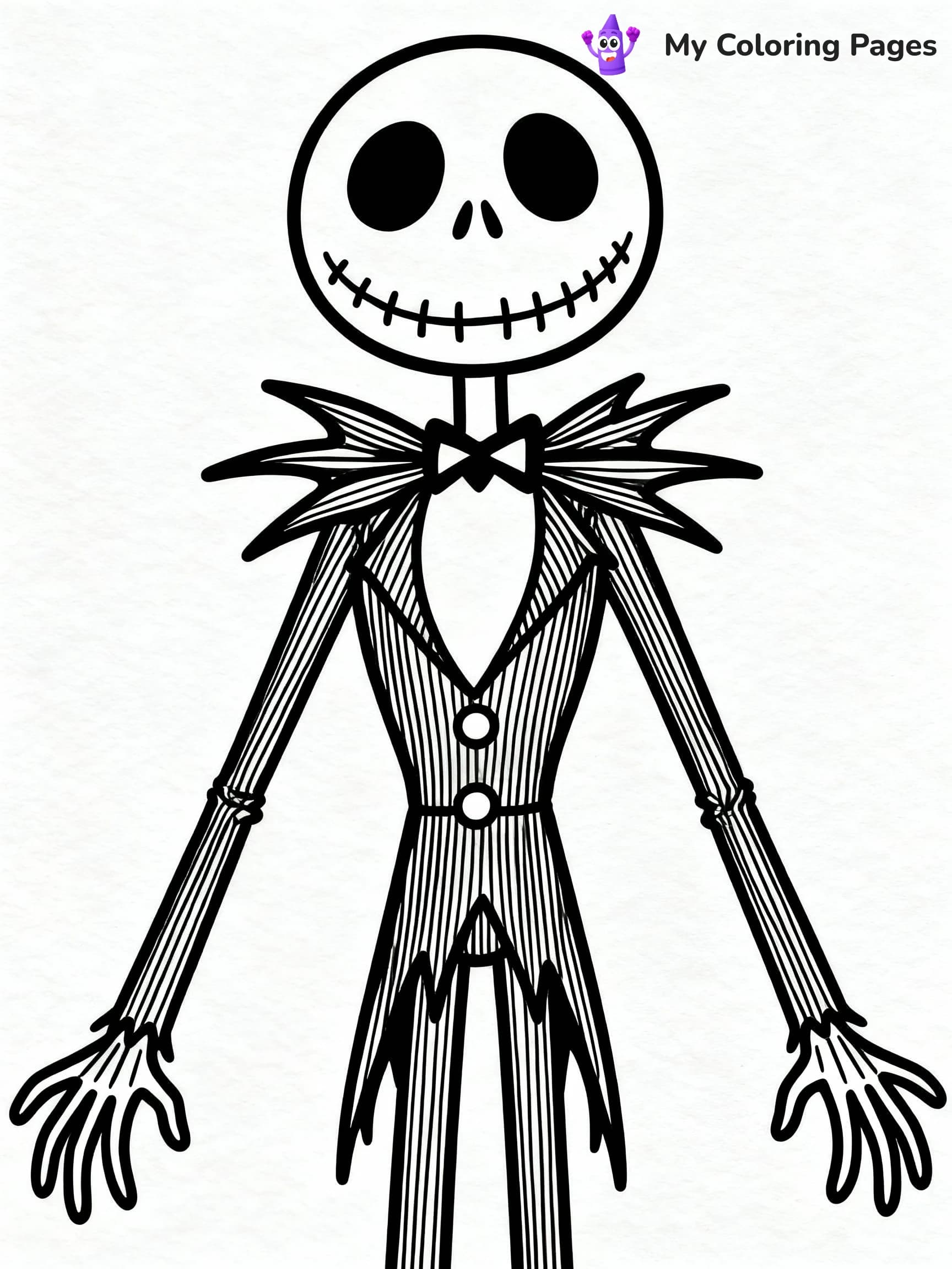 Jack Skellington Coloring Pages - 20