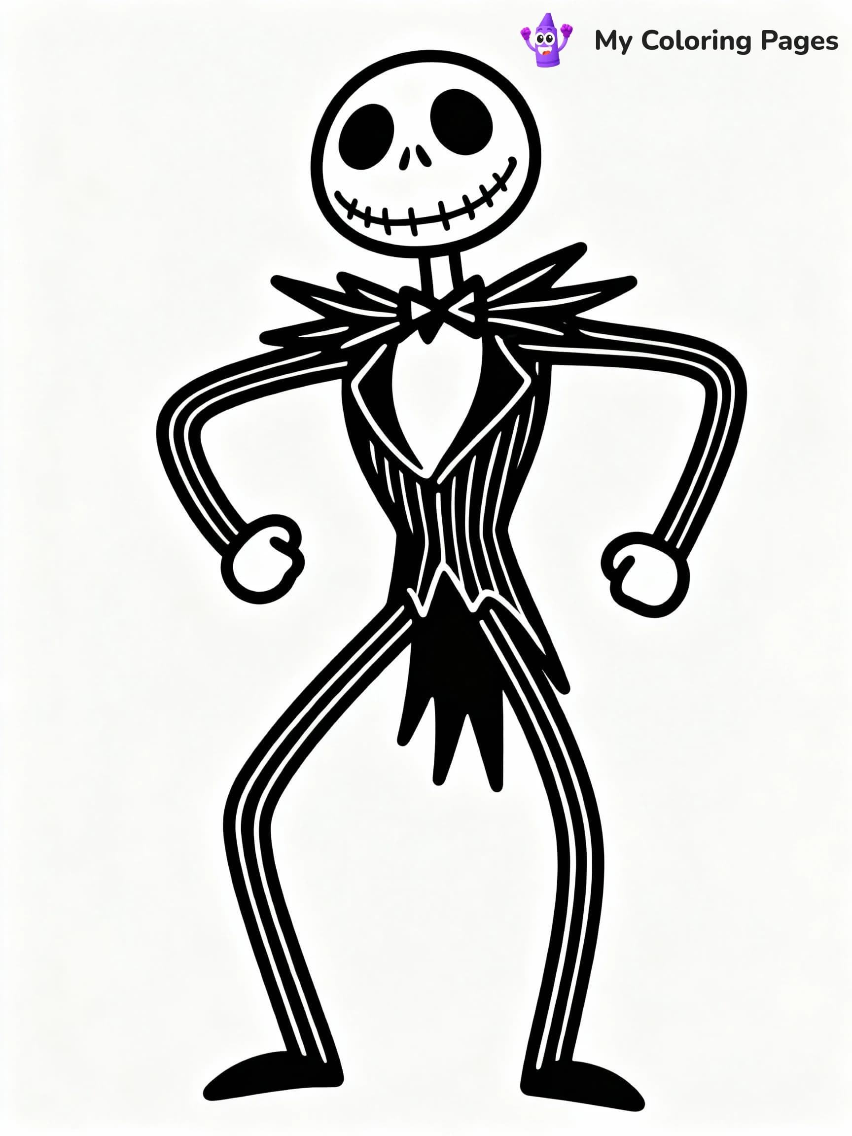 Jack Skellington Coloring Pages - 19