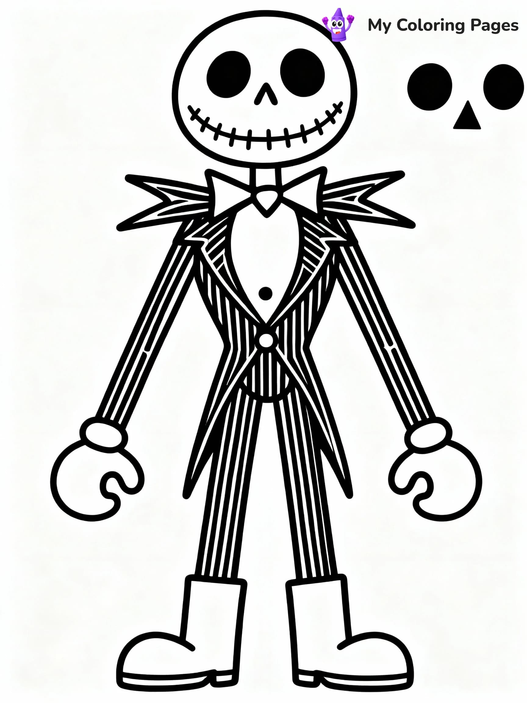 Jack Skellington Coloring Pages - 16