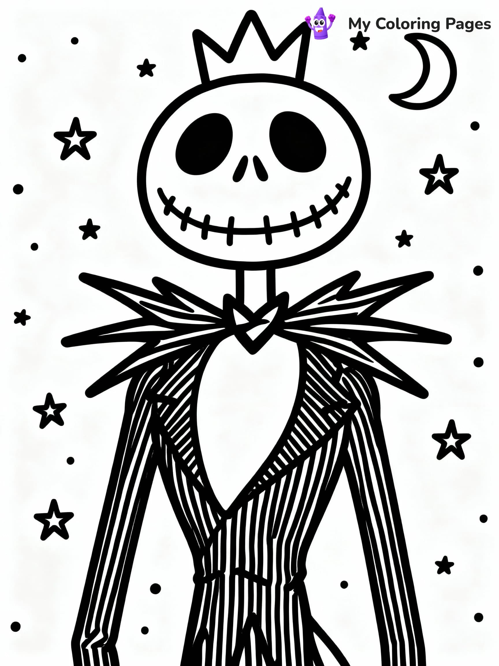 Jack Skellington Coloring Pages - 14