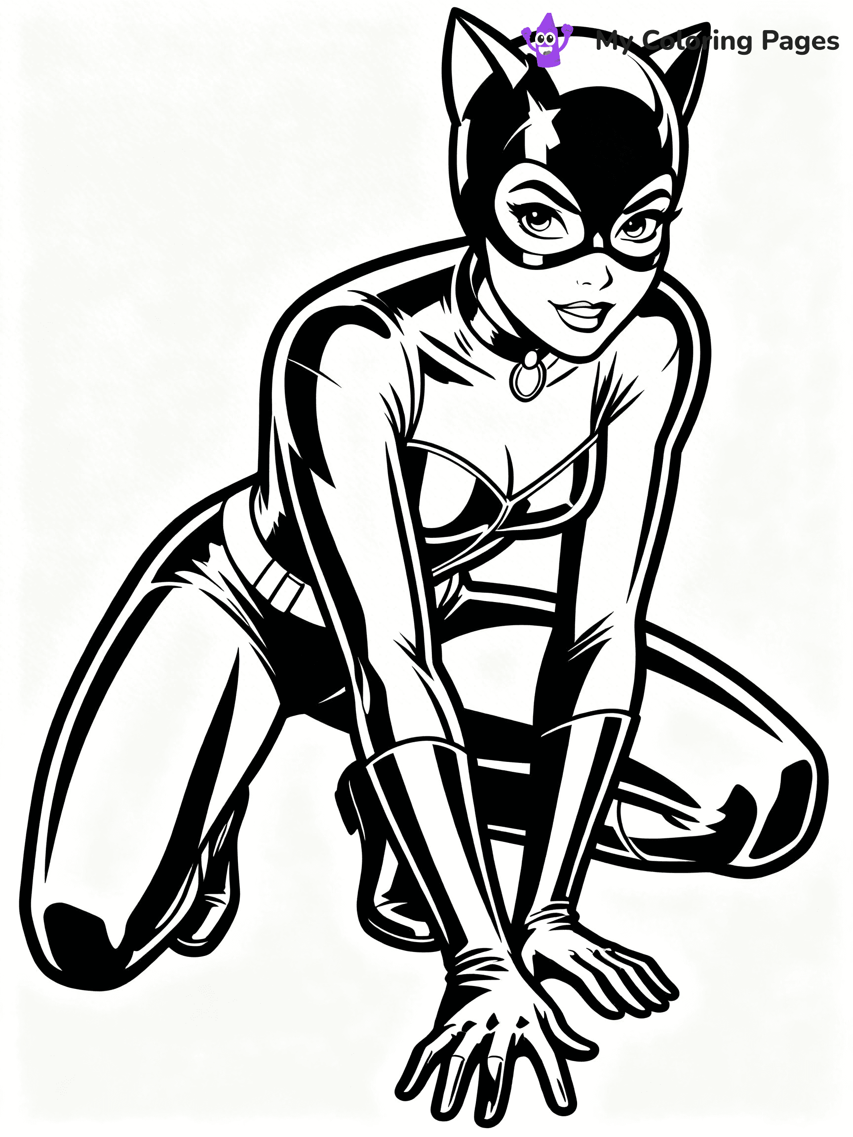 Catwoman Coloring Pages - 29