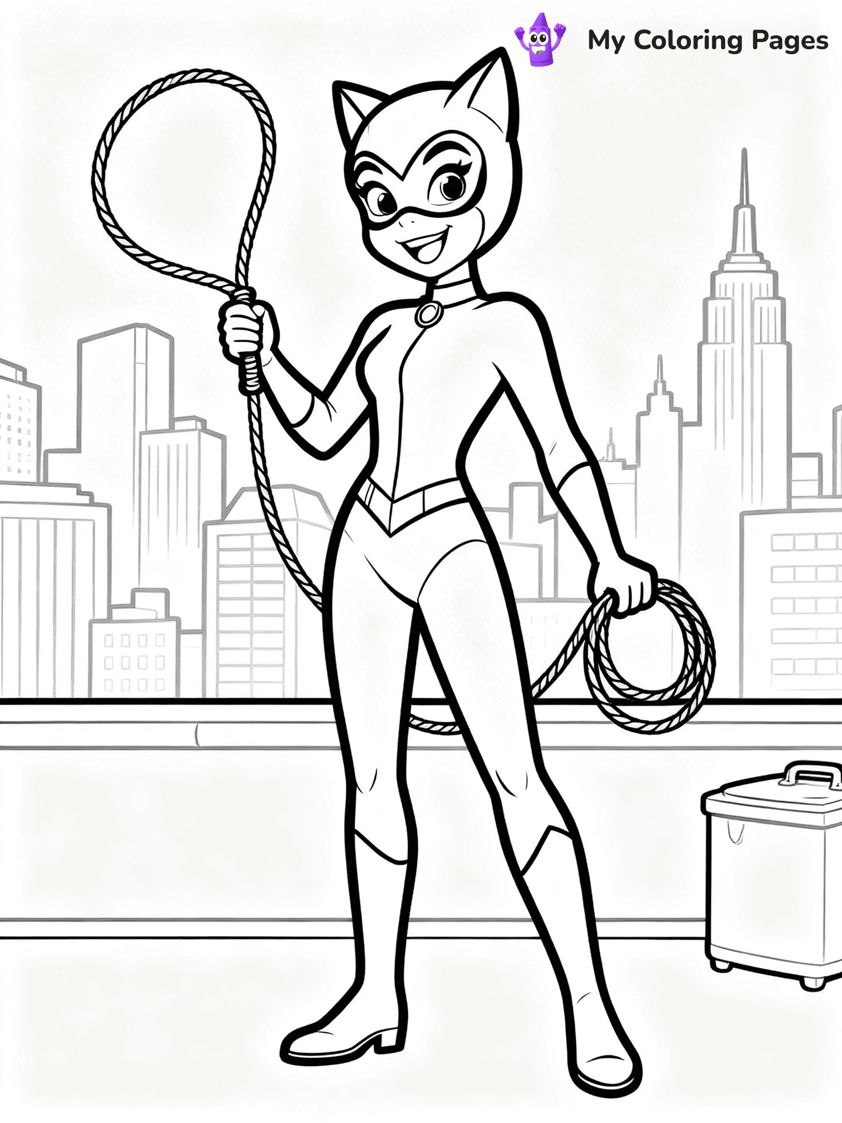 Catwoman Coloring Pages - 23