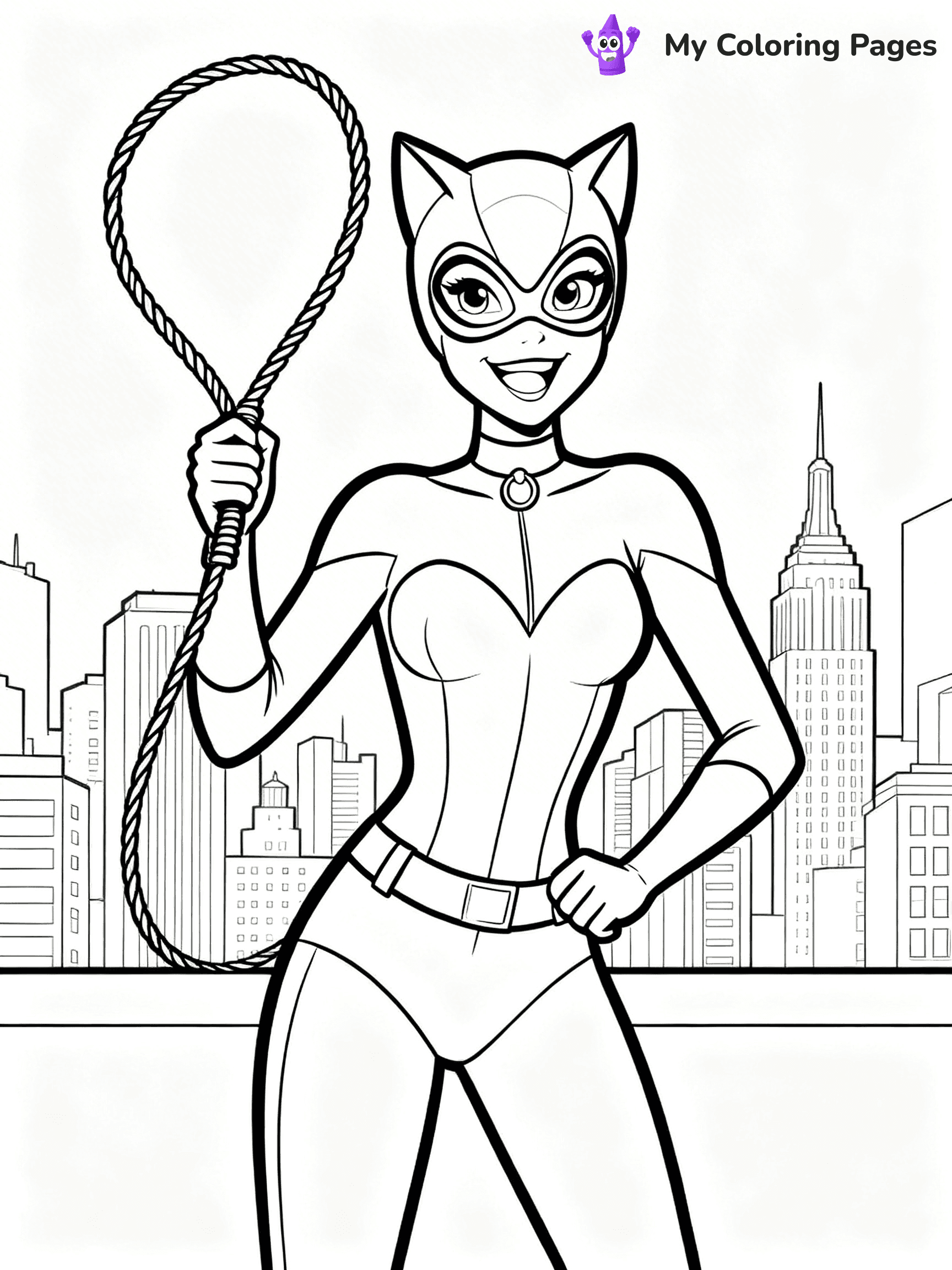 Catwoman Coloring Pages - 21