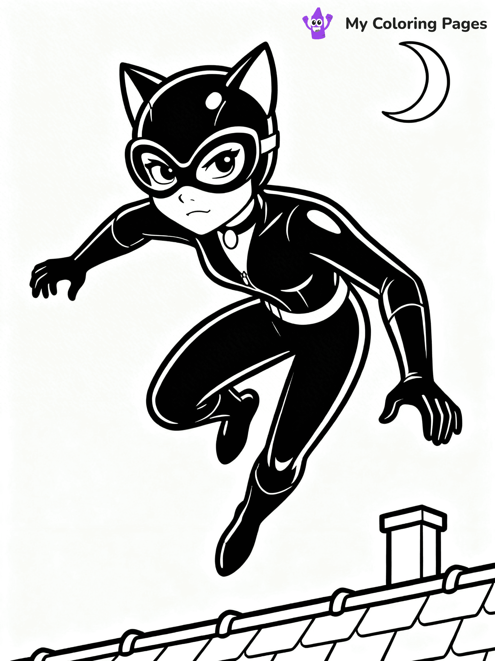 Catwoman Coloring Pages - 18