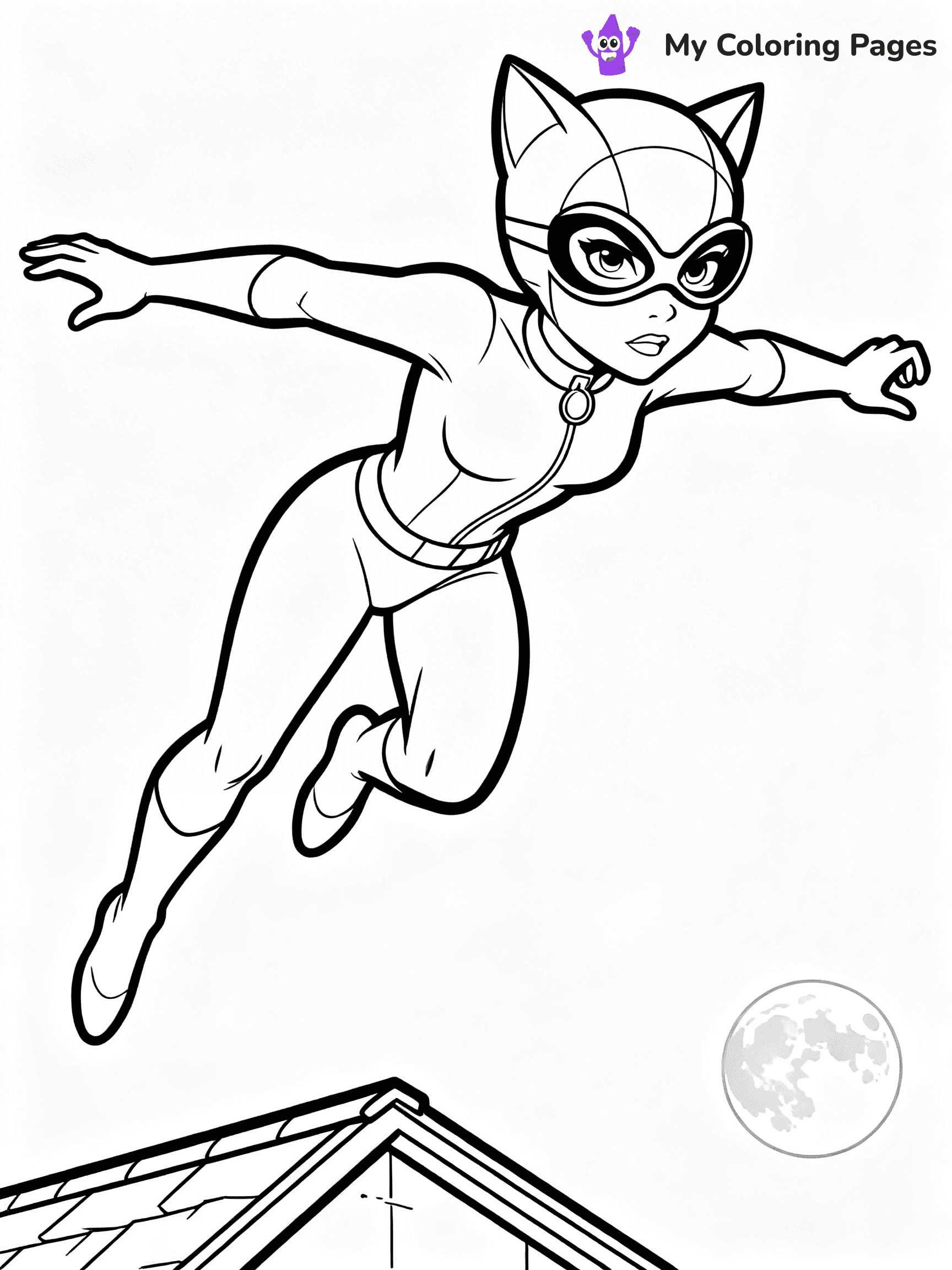 Catwoman Coloring Pages - 17