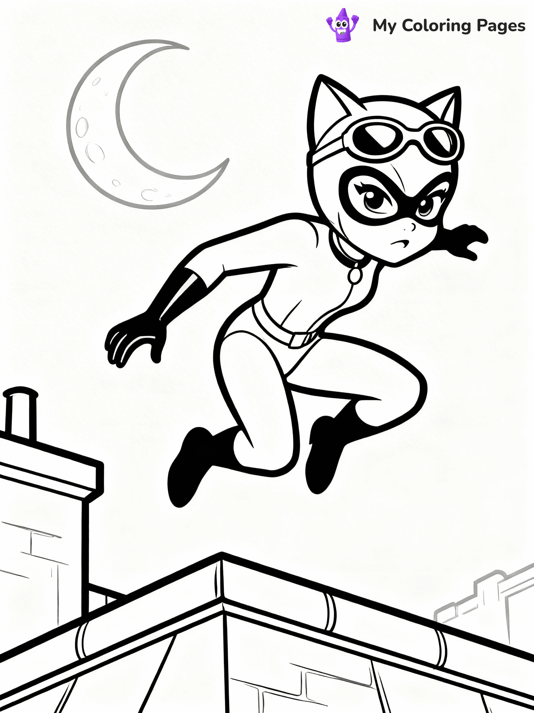 Catwoman Coloring Pages - 16