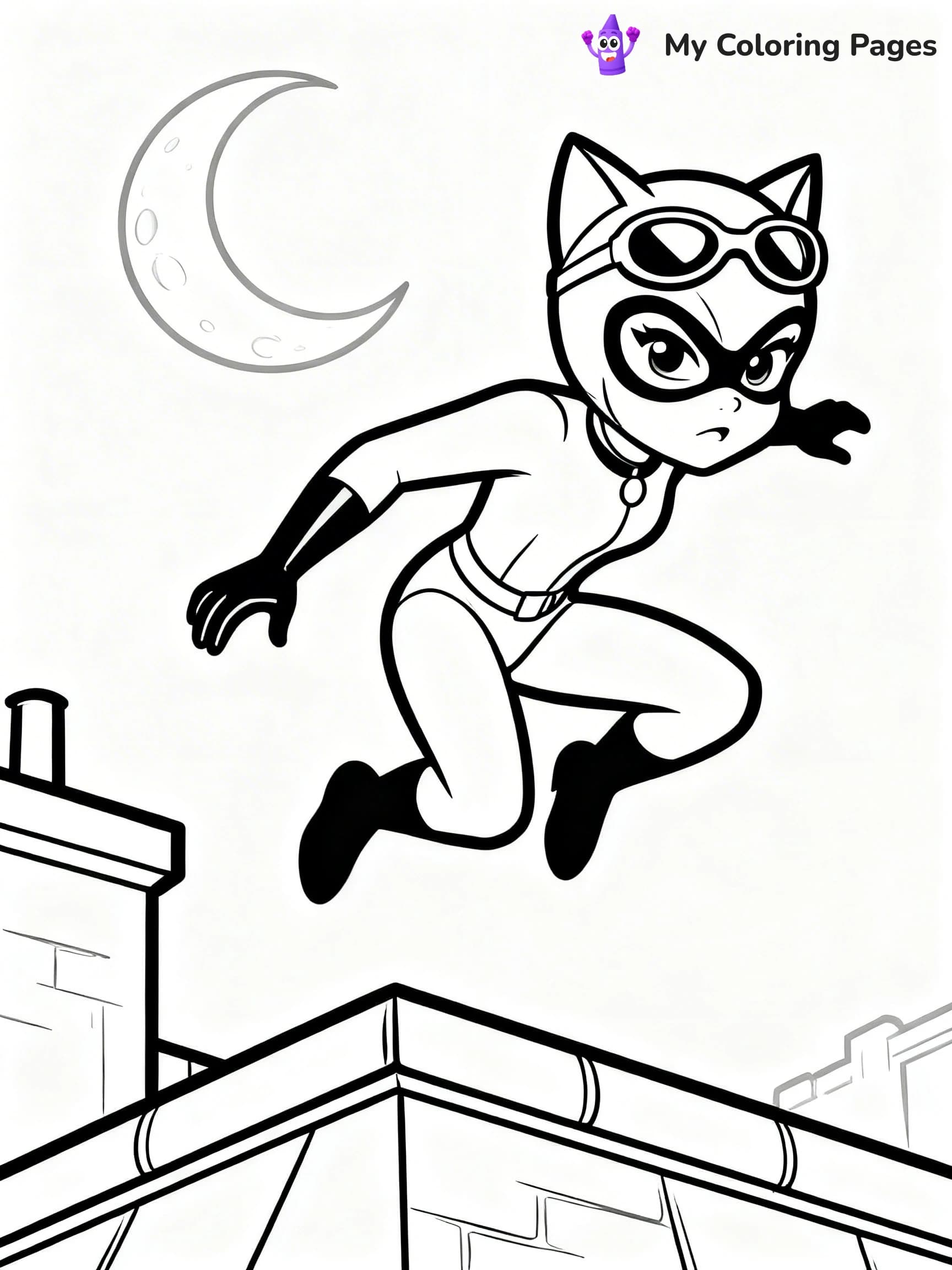 Catwoman Coloring Pages - 16