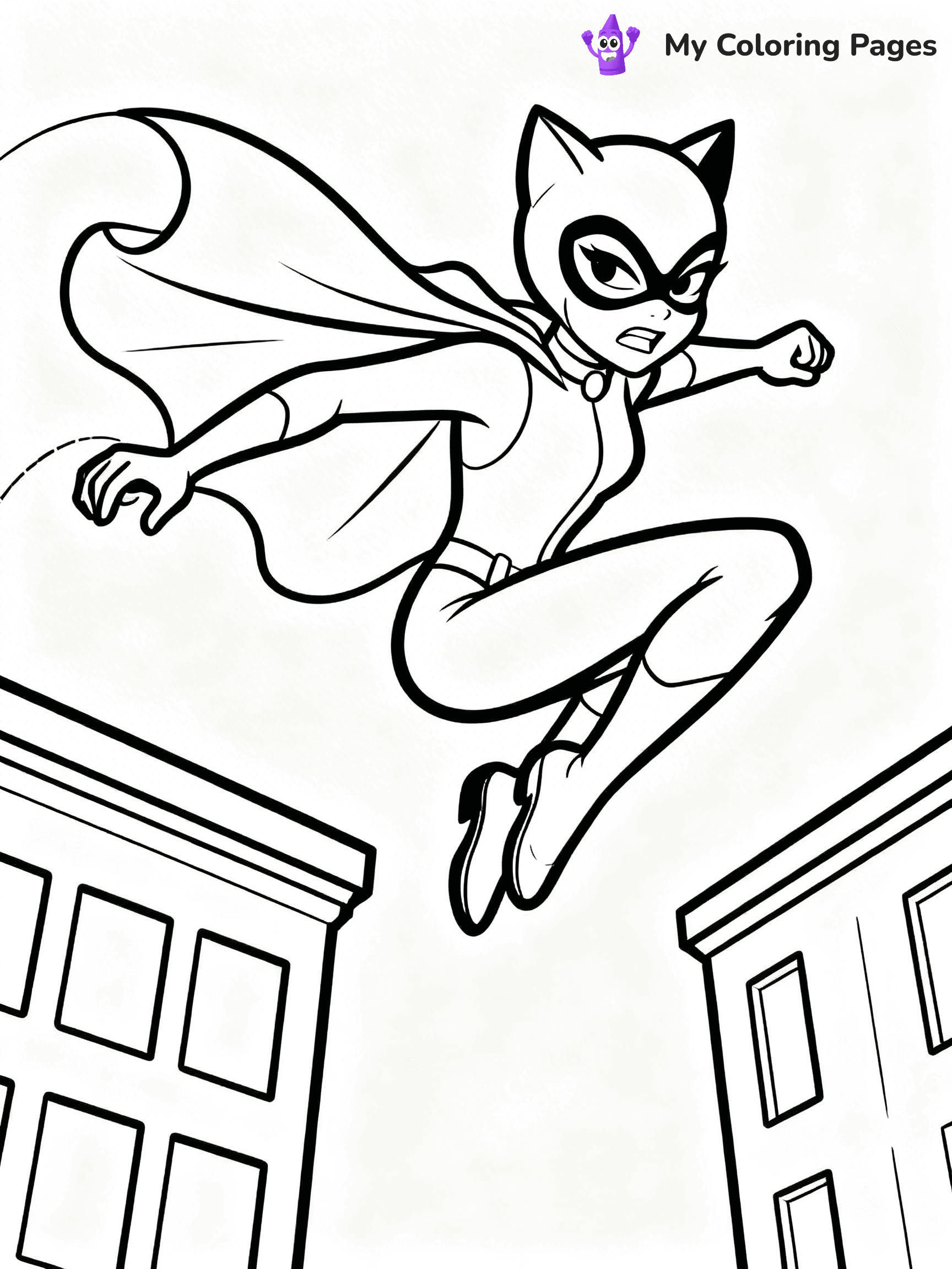 Catwoman Coloring Pages - 6