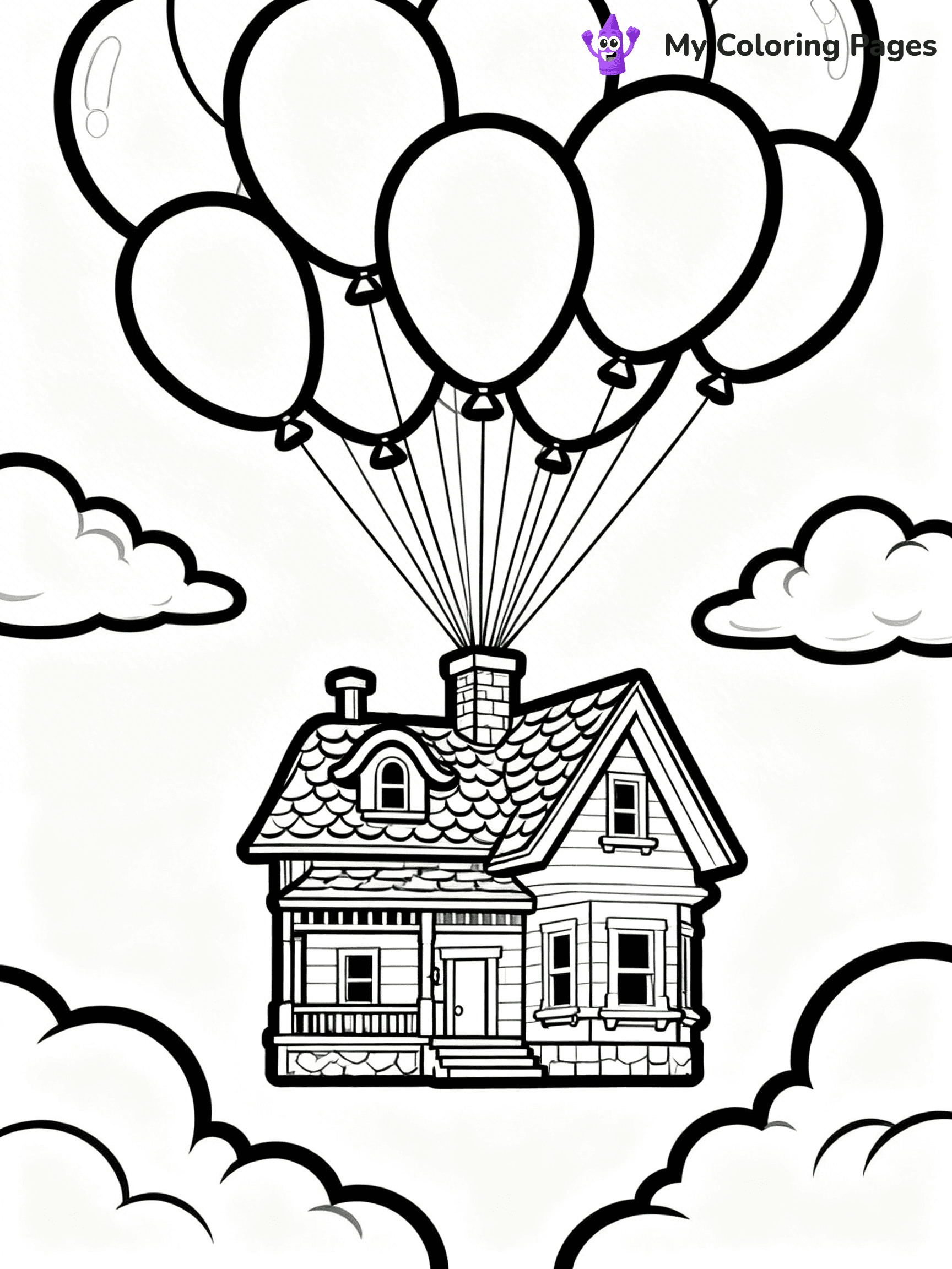 Up Coloring Pages - 9