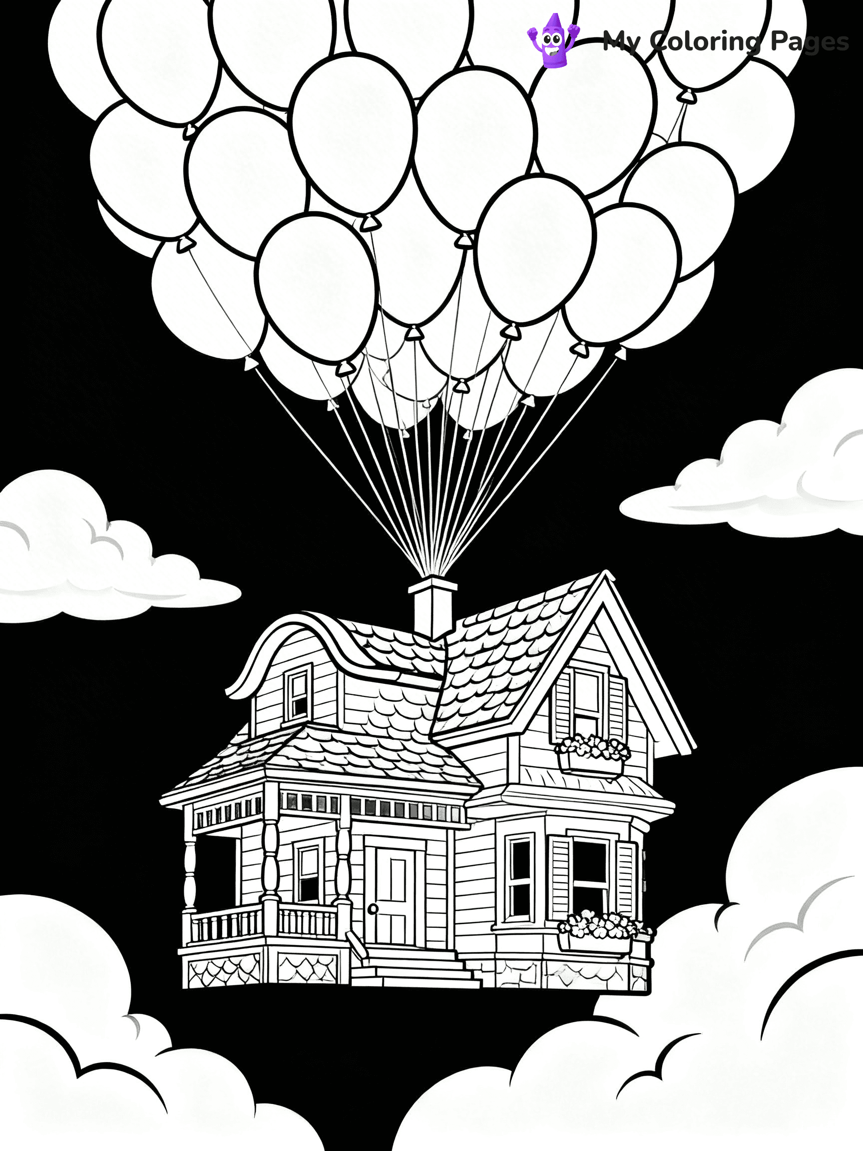 Up Coloring Pages - 8