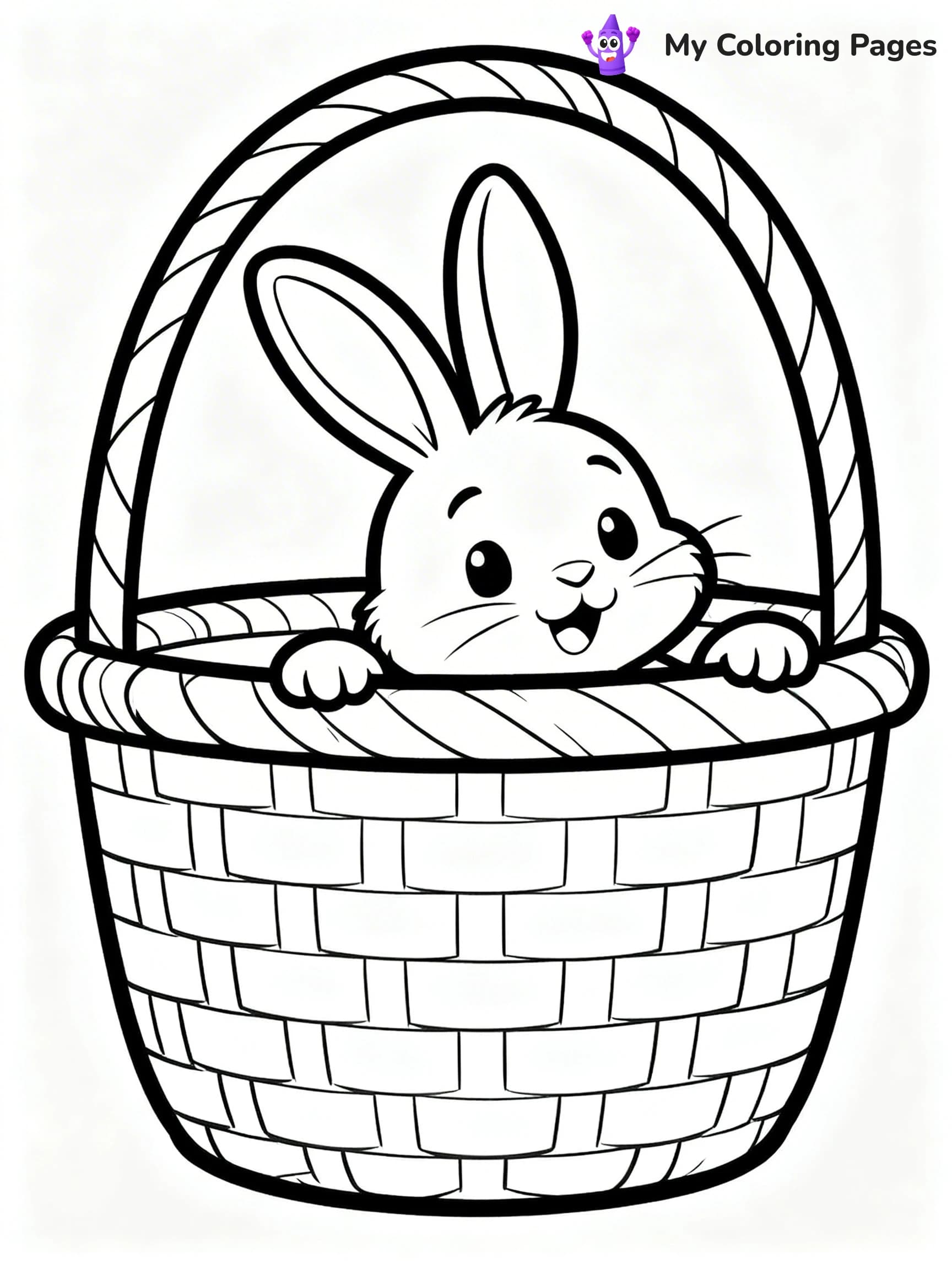 Easter Basket Coloring Pages - 19