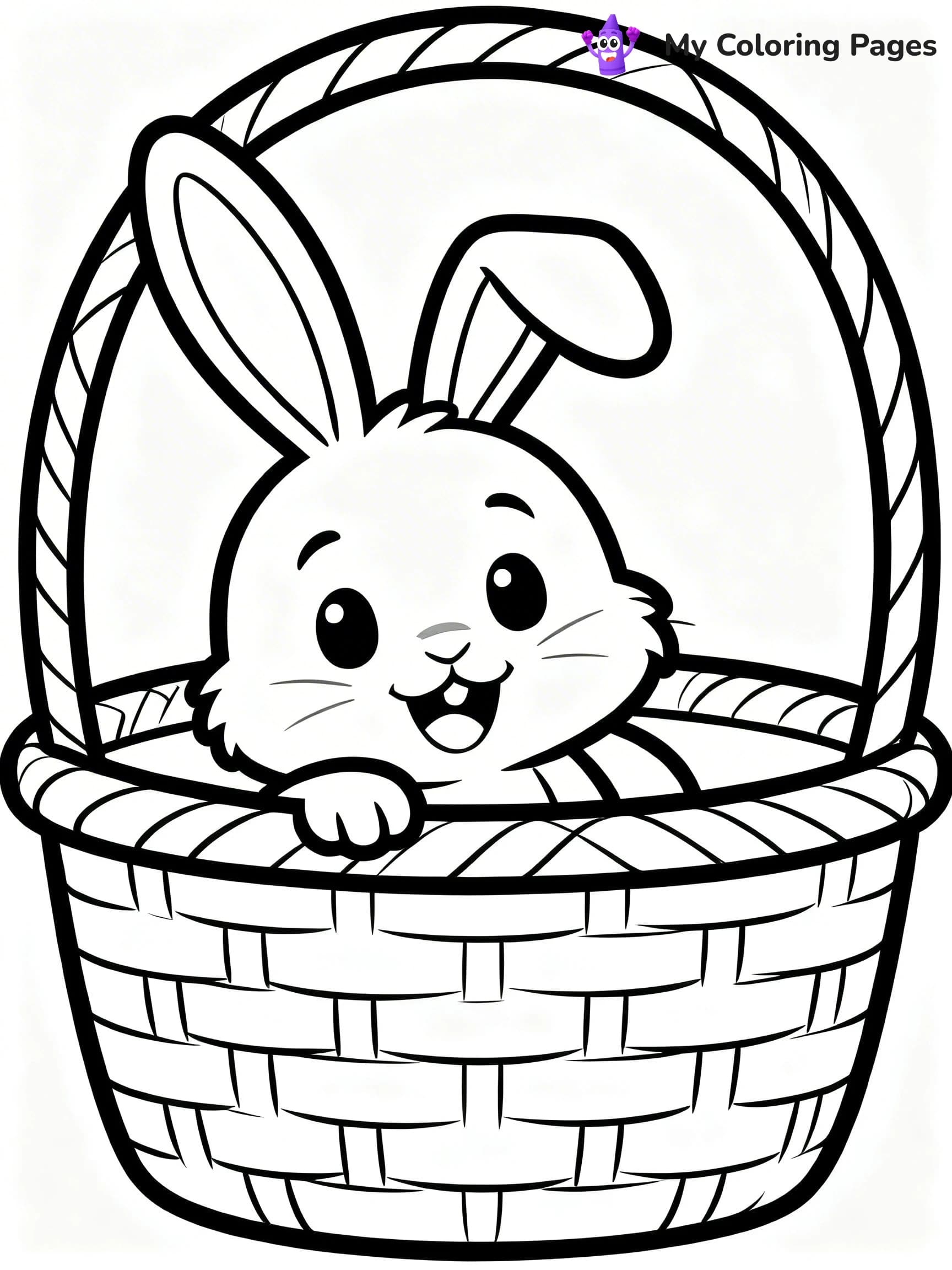 Easter Basket Coloring Pages - 18