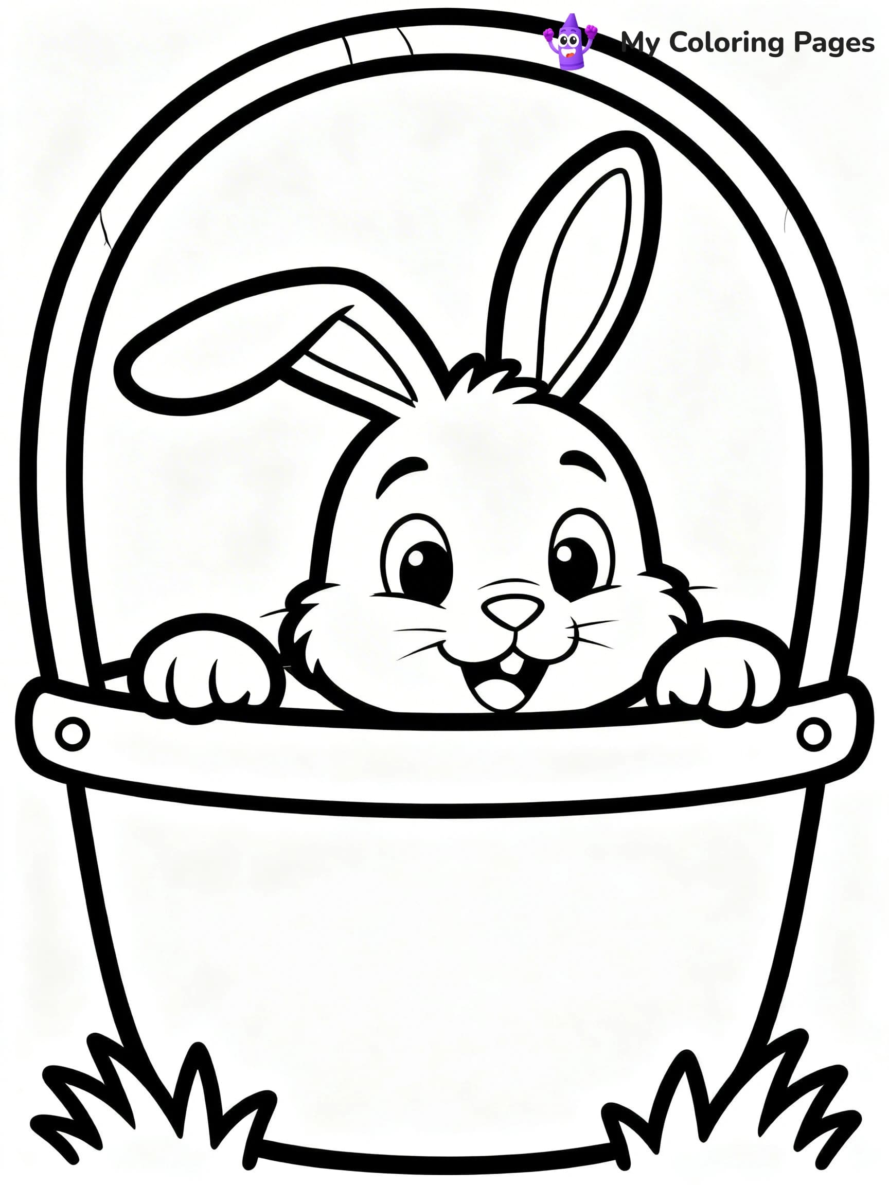 Easter Basket Coloring Pages - 17