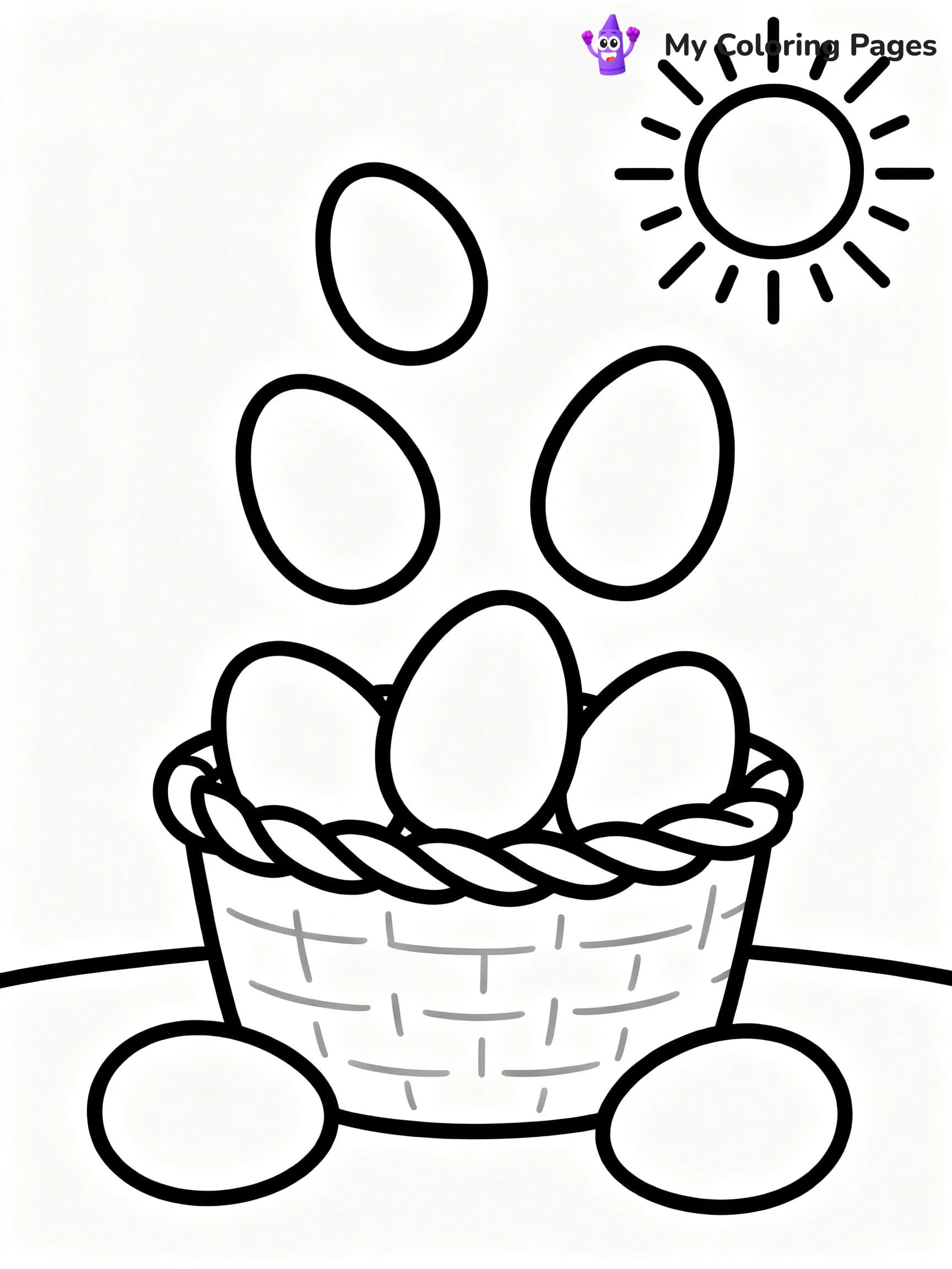 Easter Basket Coloring Pages - 15