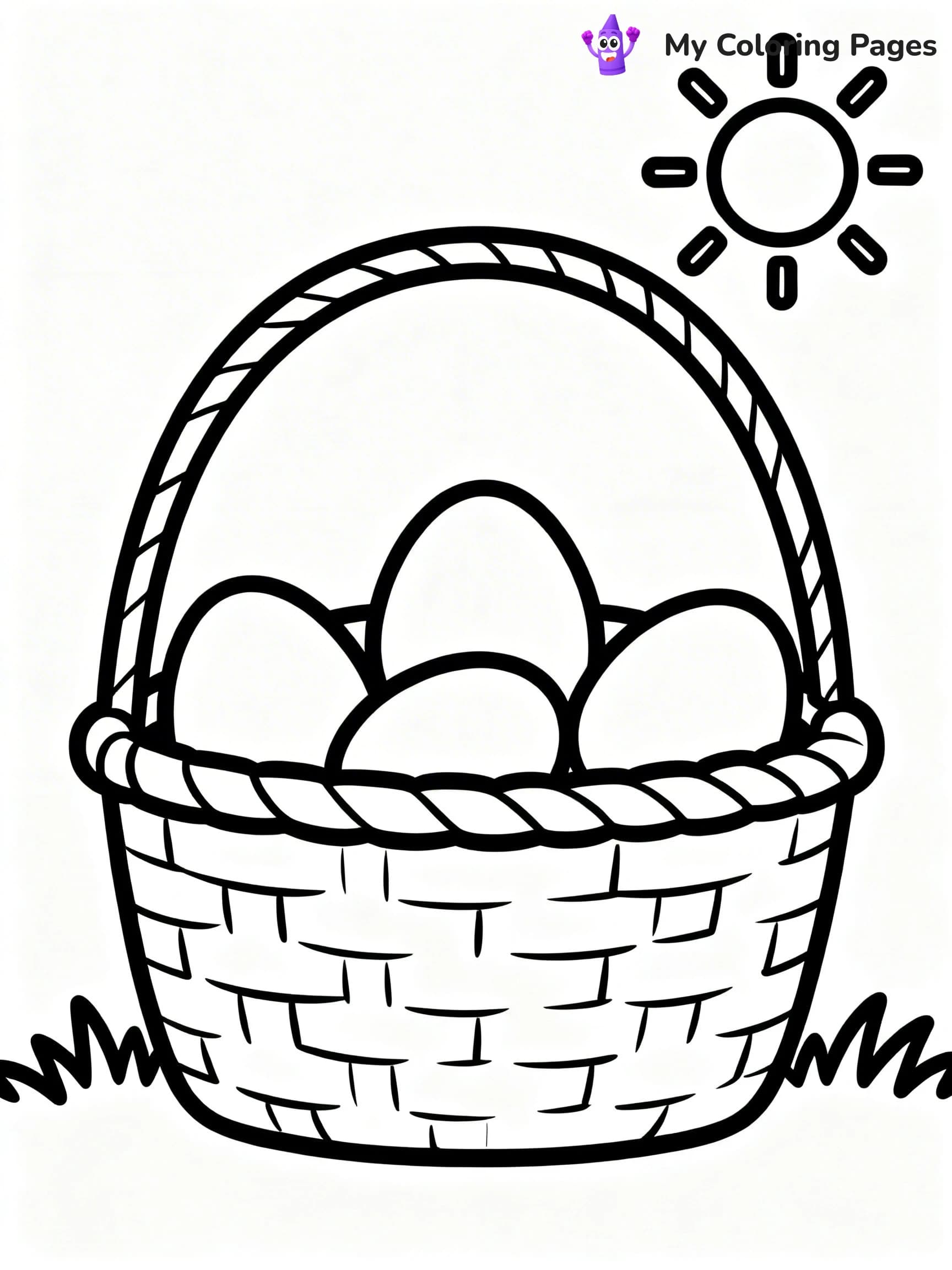 Easter Basket Coloring Pages - 11