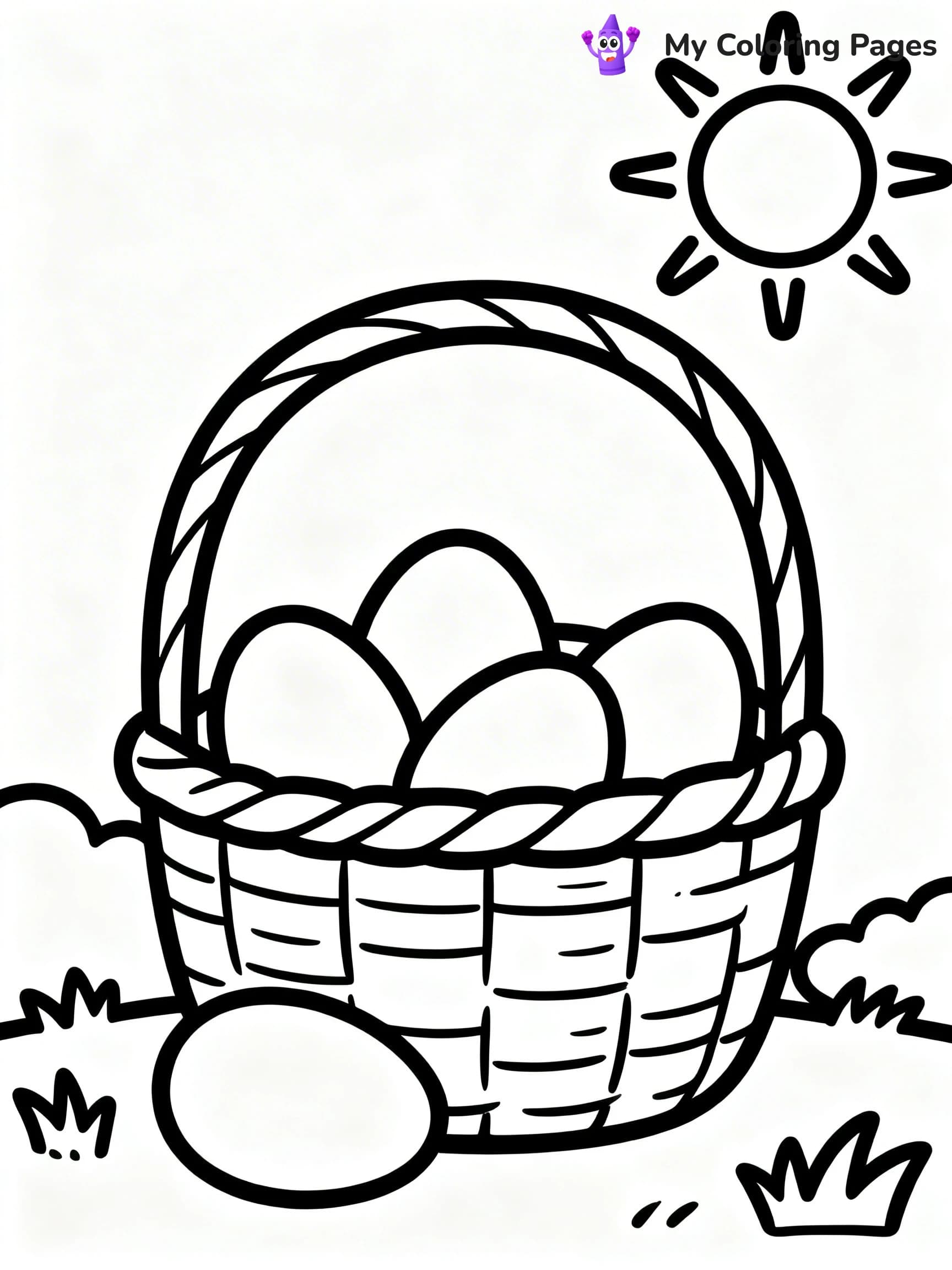 Easter Basket Coloring Pages - 10