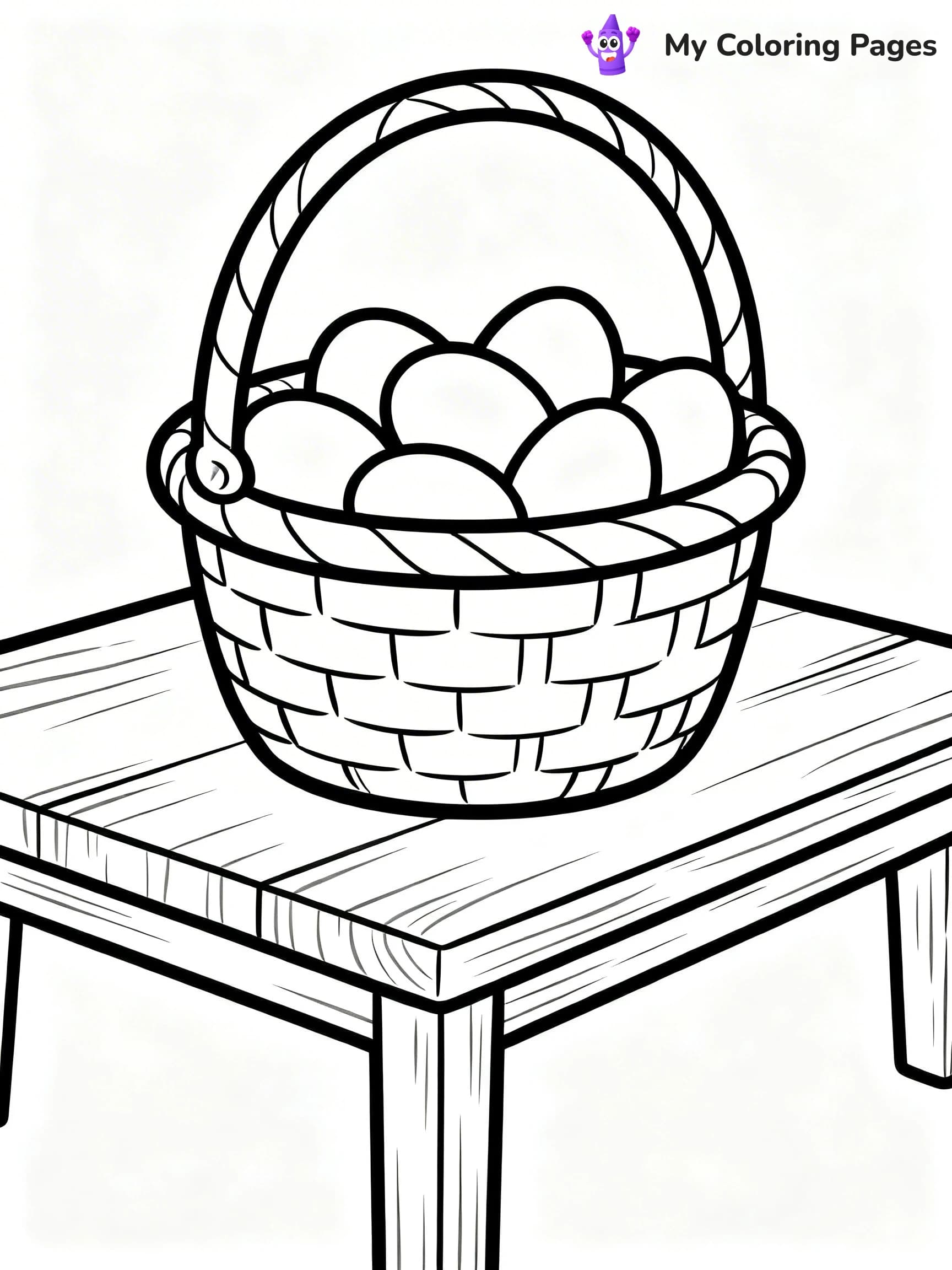 Easter Basket Coloring Pages - 9