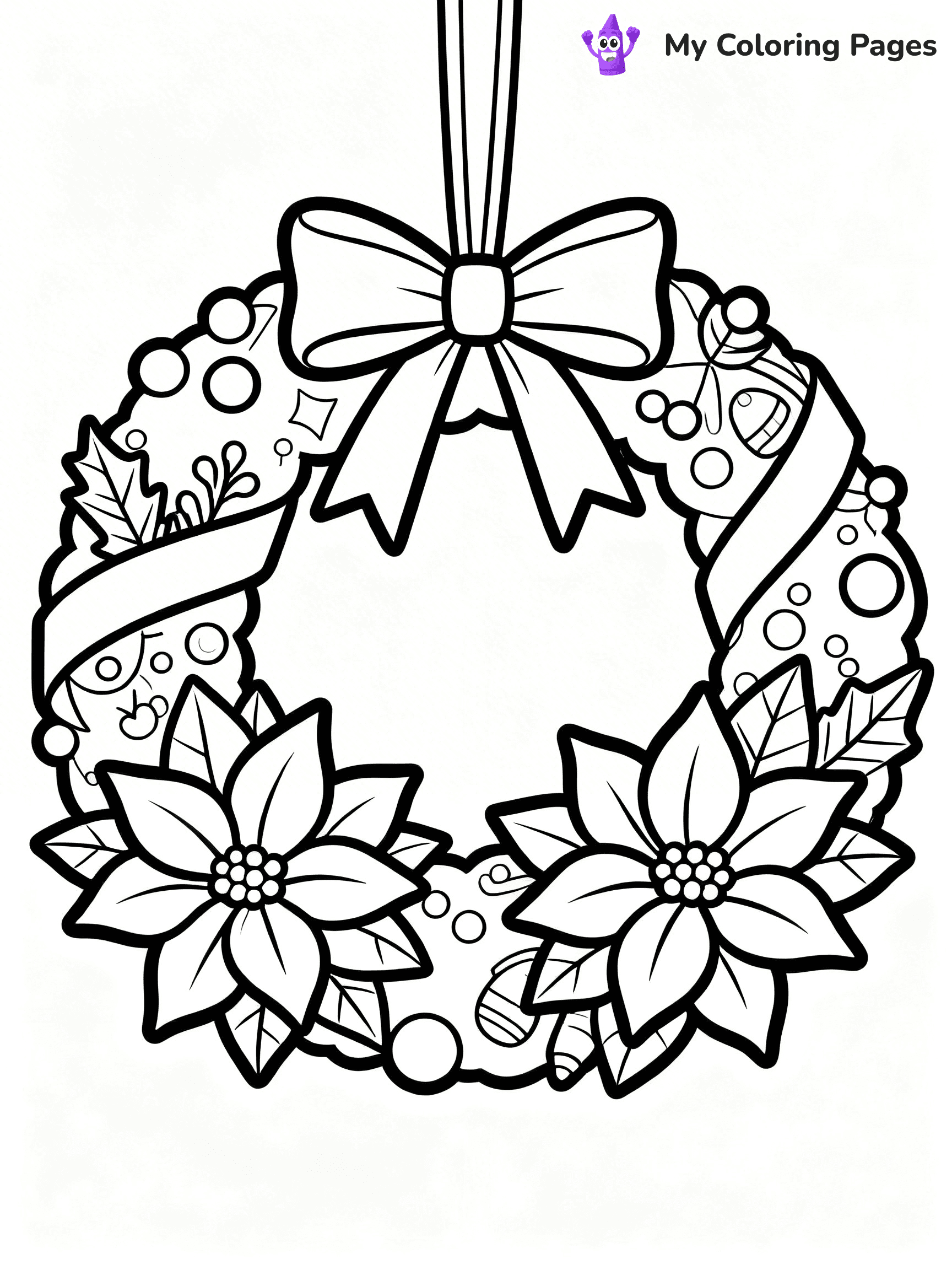 Poinsettia Coloring Pages - 39