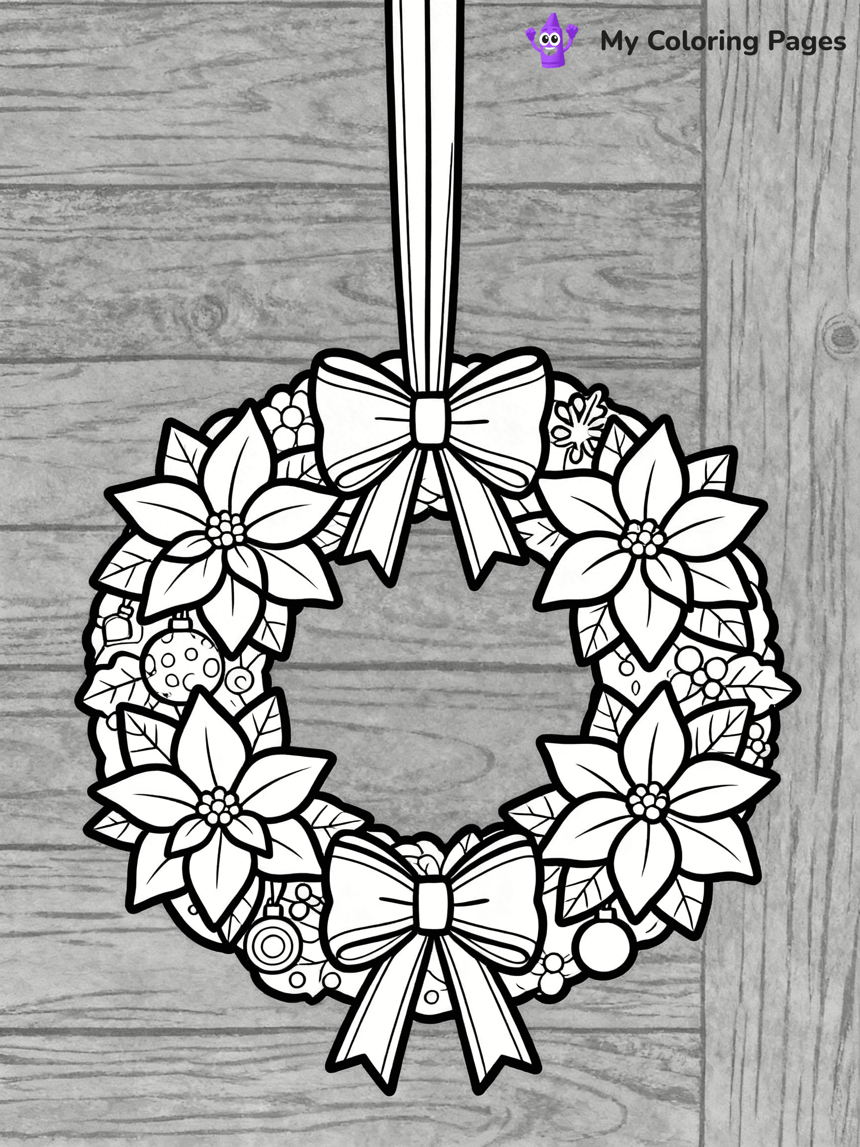 Poinsettia Coloring Pages - 38