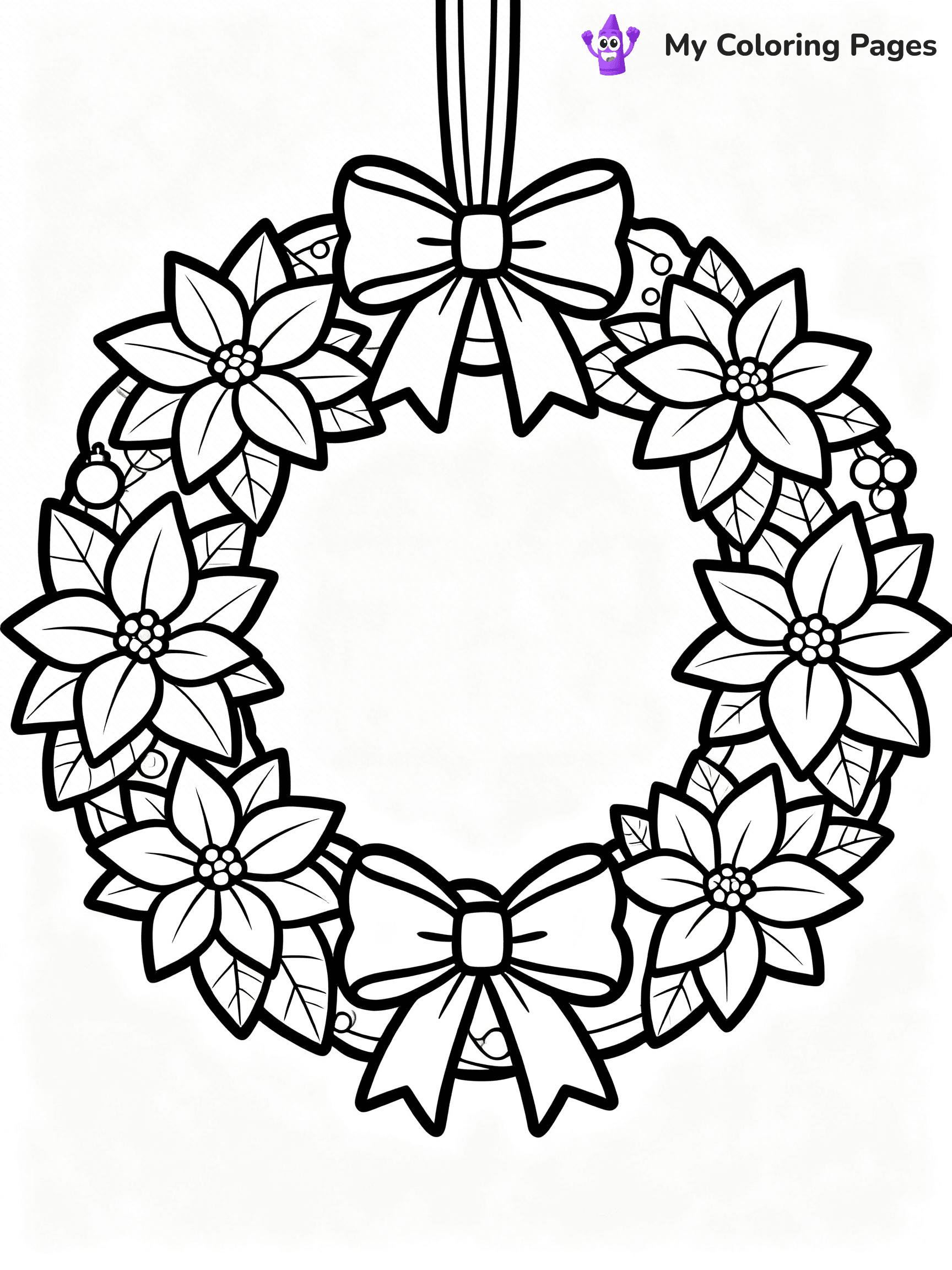 Poinsettia Coloring Pages - 36
