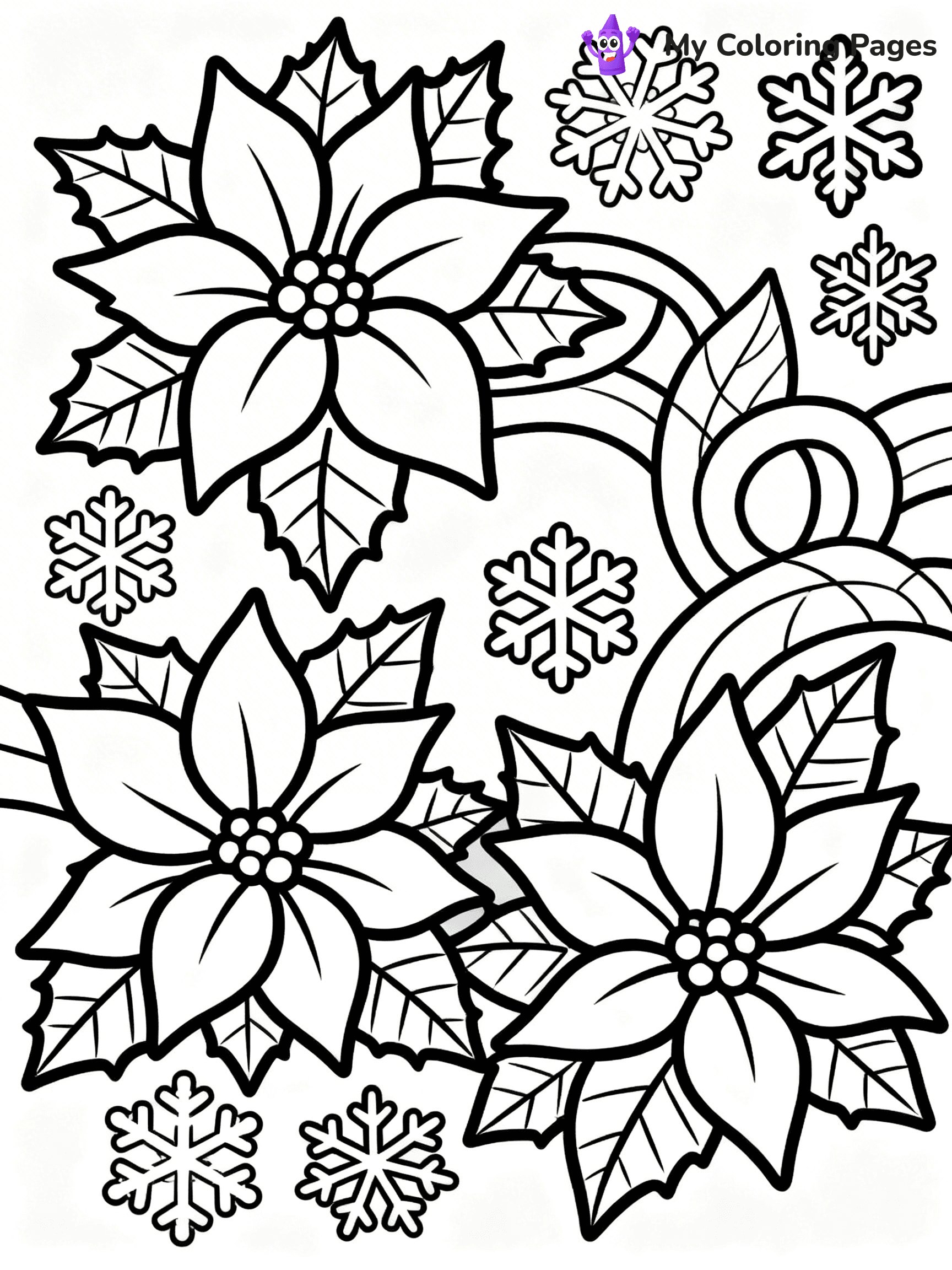 Poinsettia Coloring Pages - 15