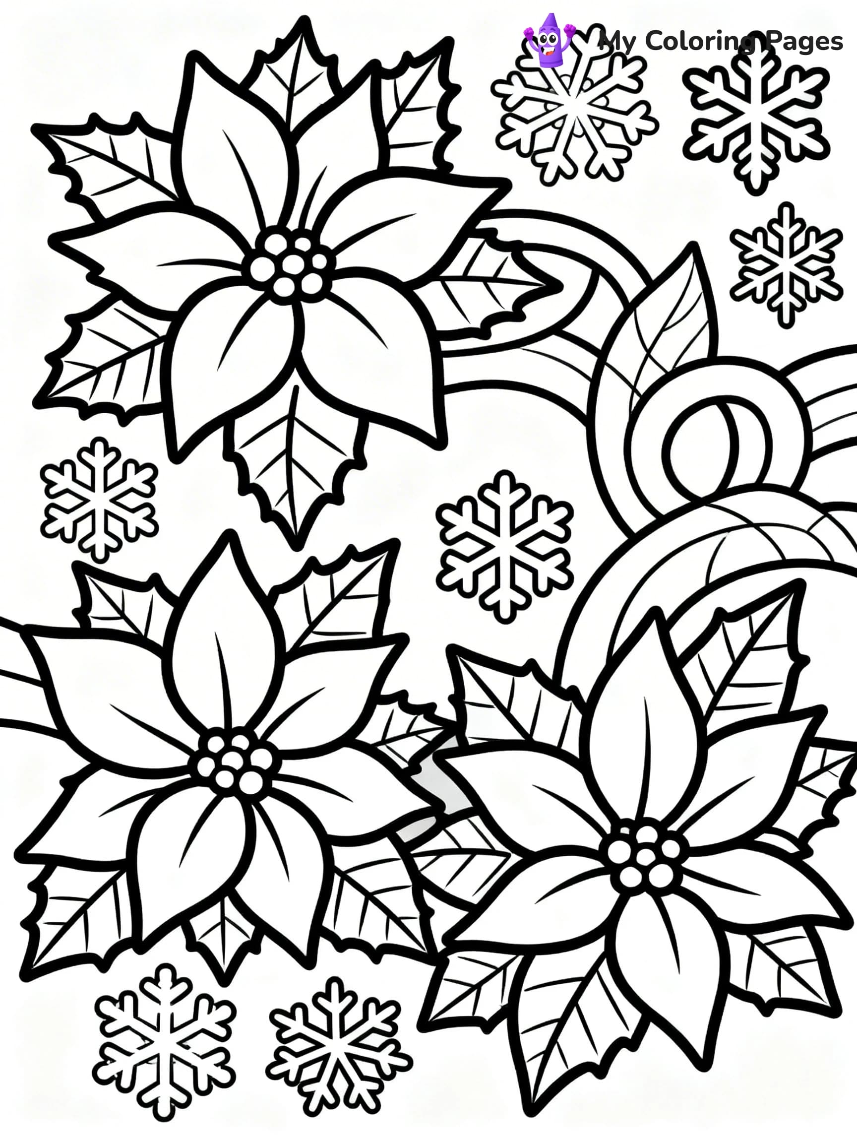 Poinsettia Coloring Pages - 15