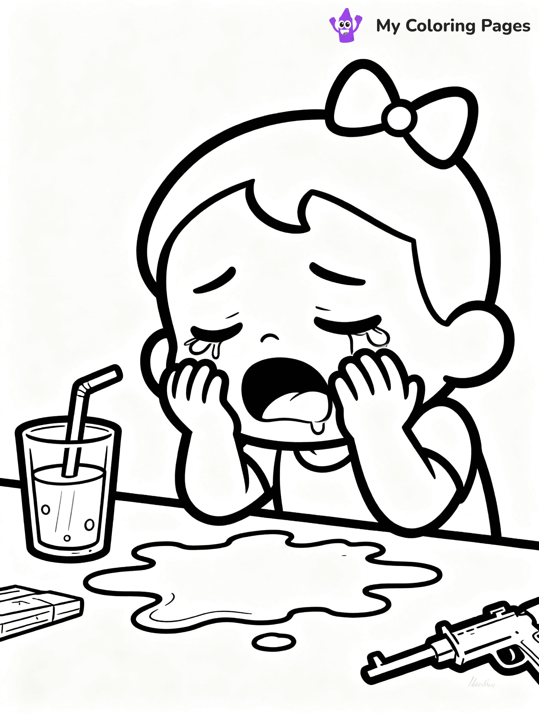 Cry Baby Coloring Pages - 16