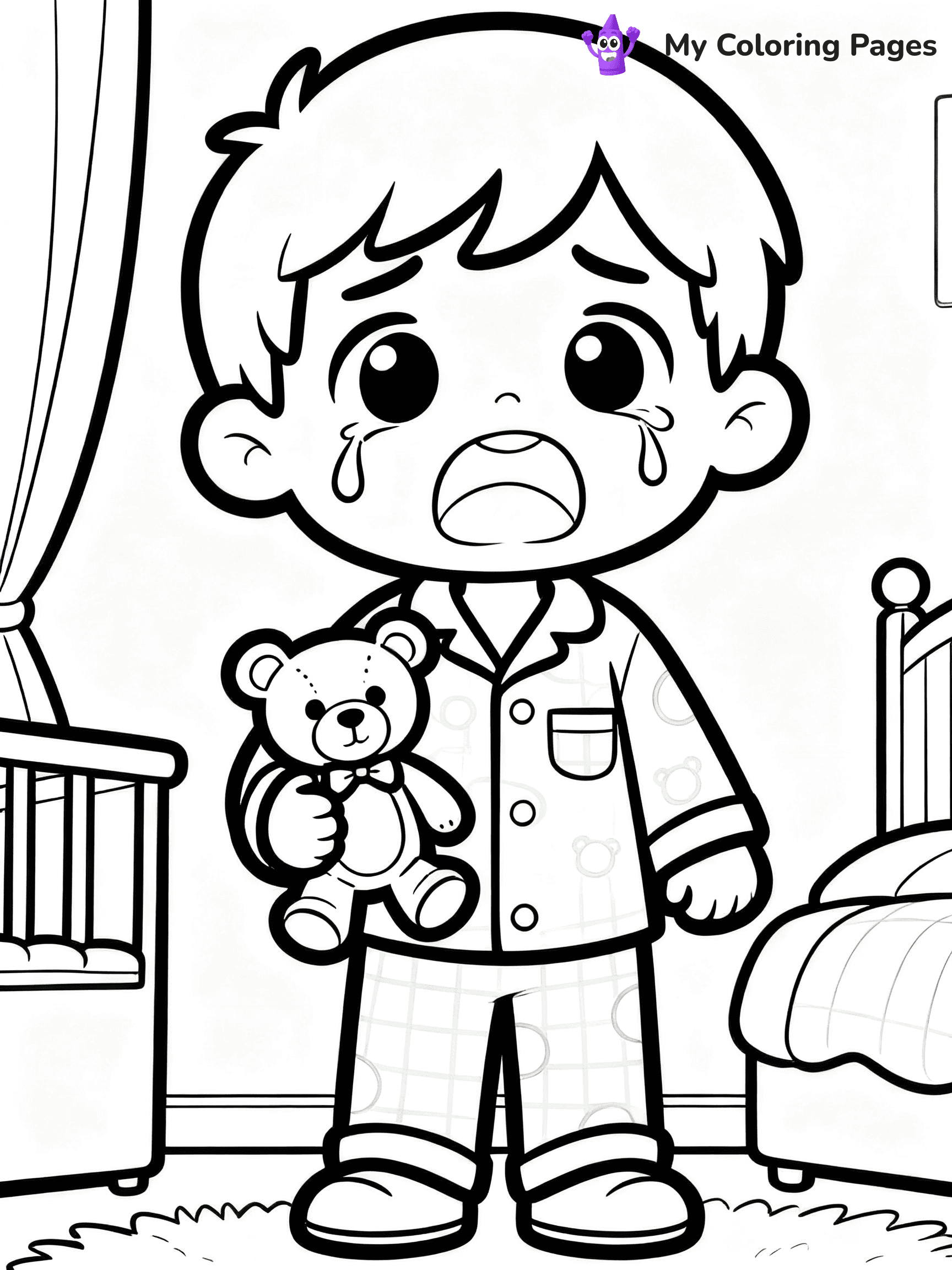 Cry Baby Coloring Pages - 4