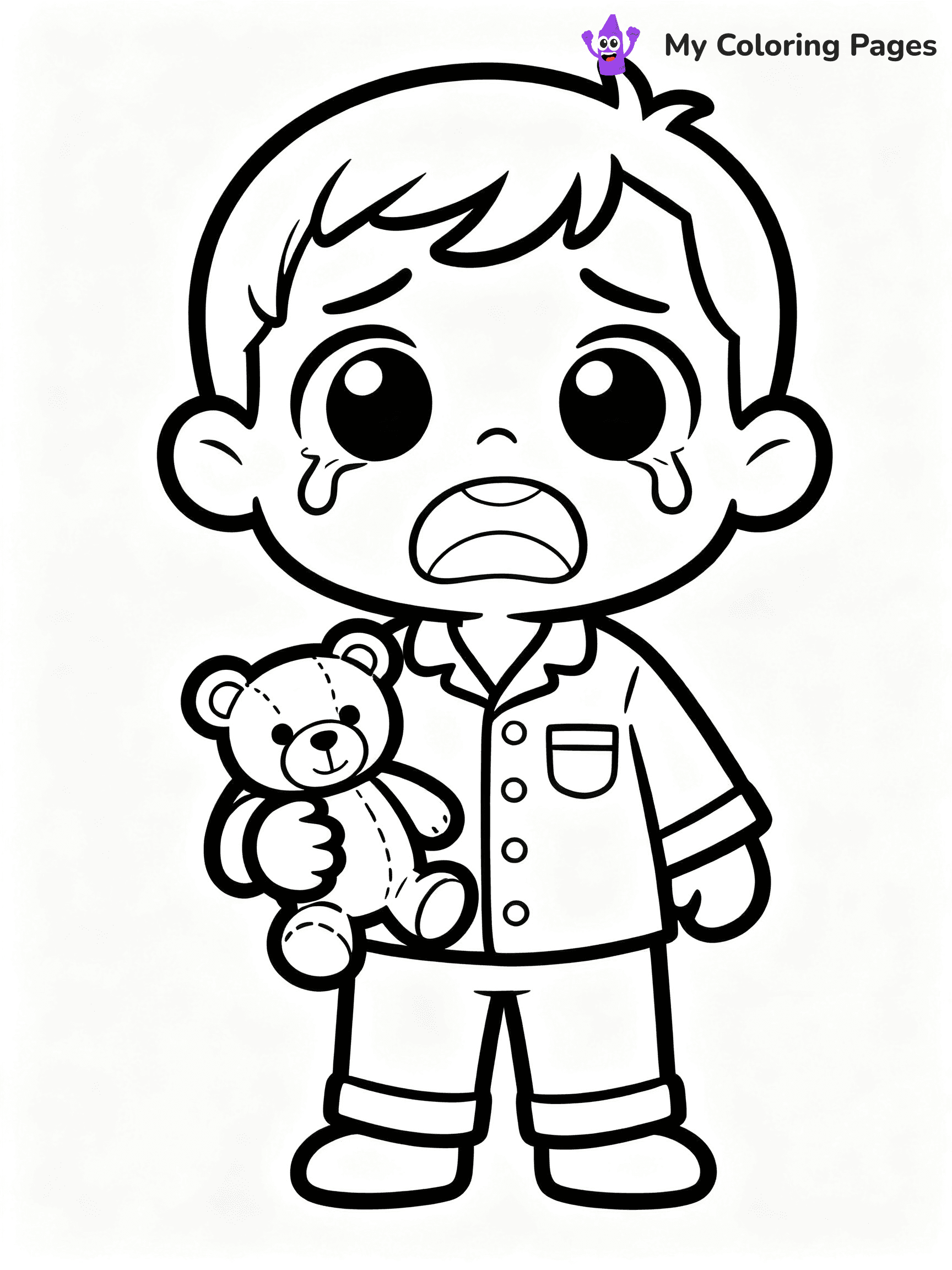 Cry Baby Coloring Pages - 3