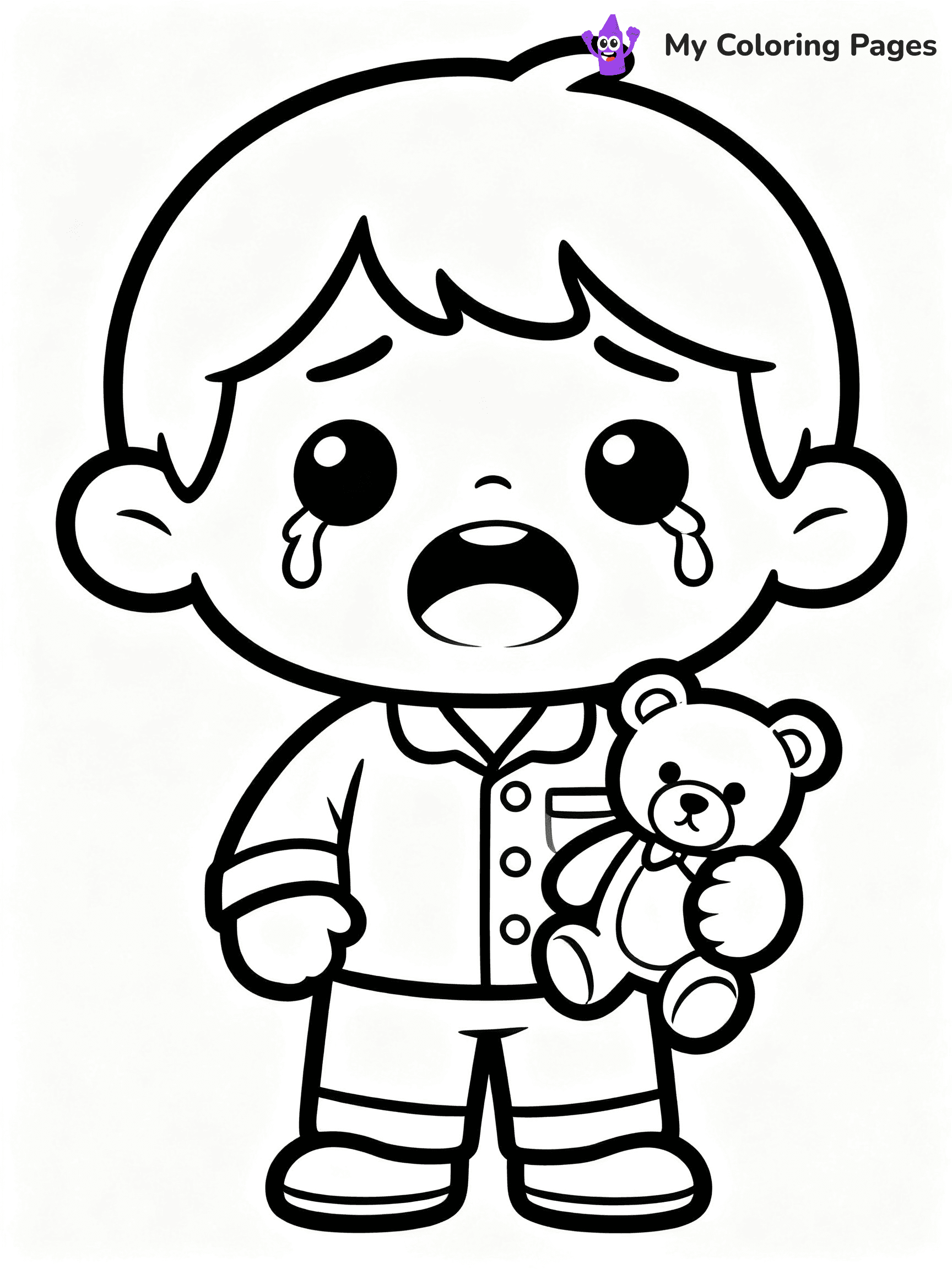 Cry Baby Coloring Pages - 2