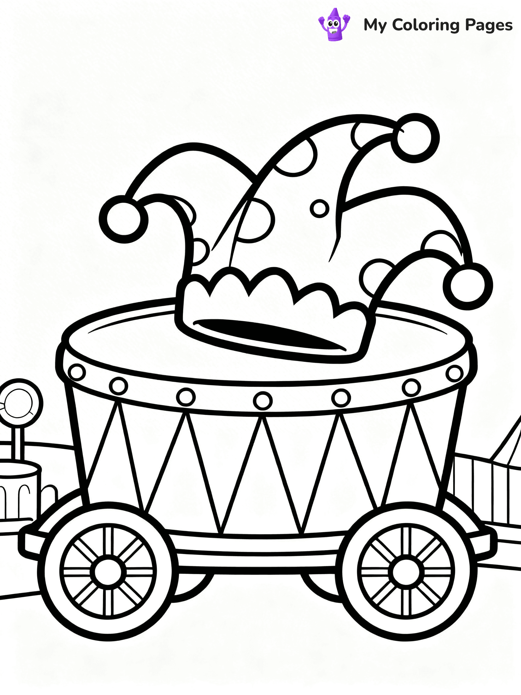 Mardi Gras Coloring Pages - 23