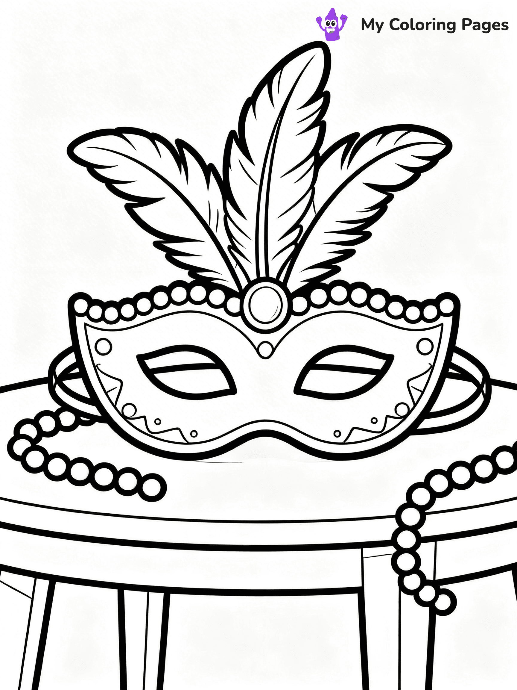 Mardi Gras Coloring Pages - 13