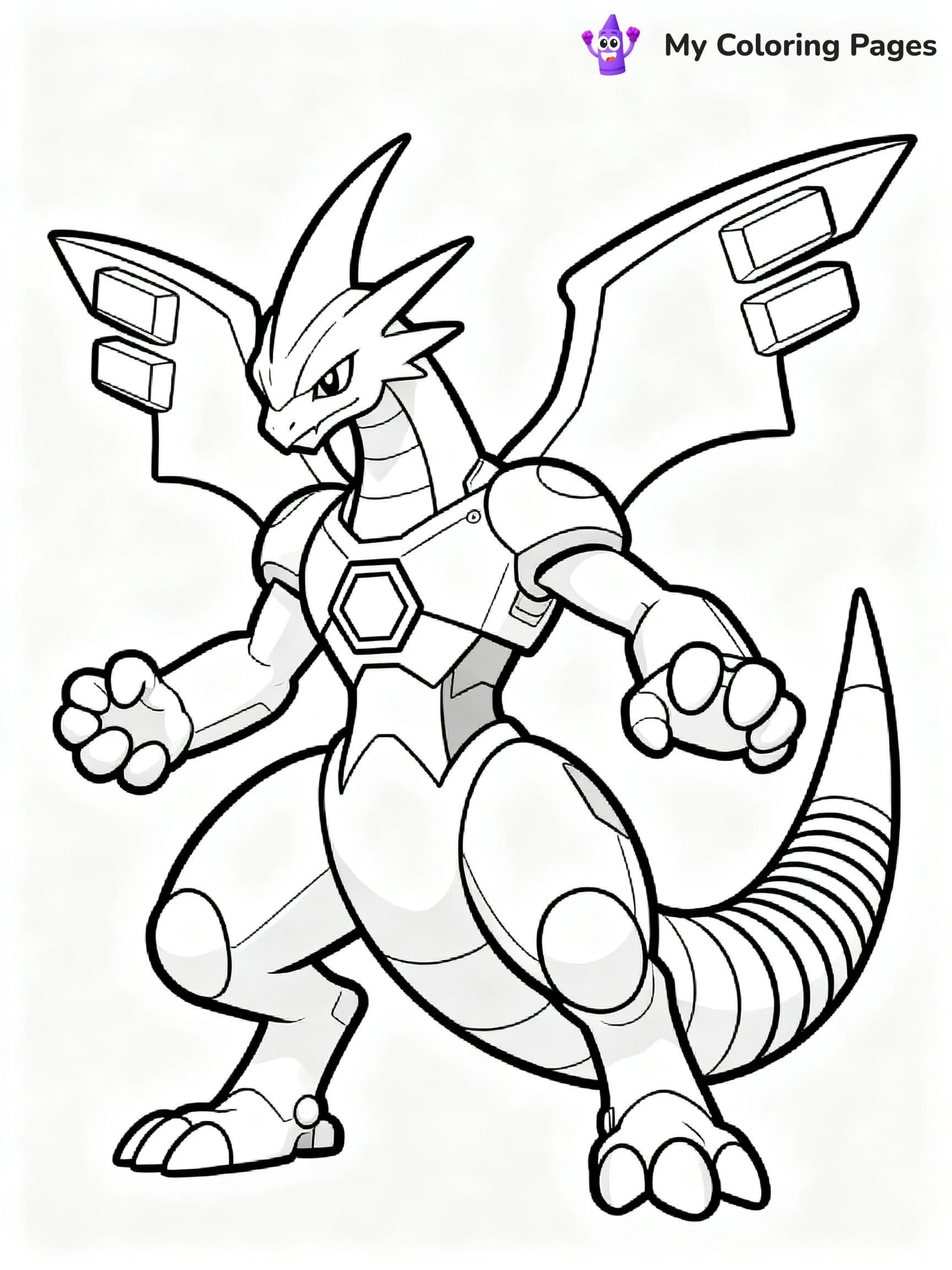 Zekrom Coloring Pages - 5