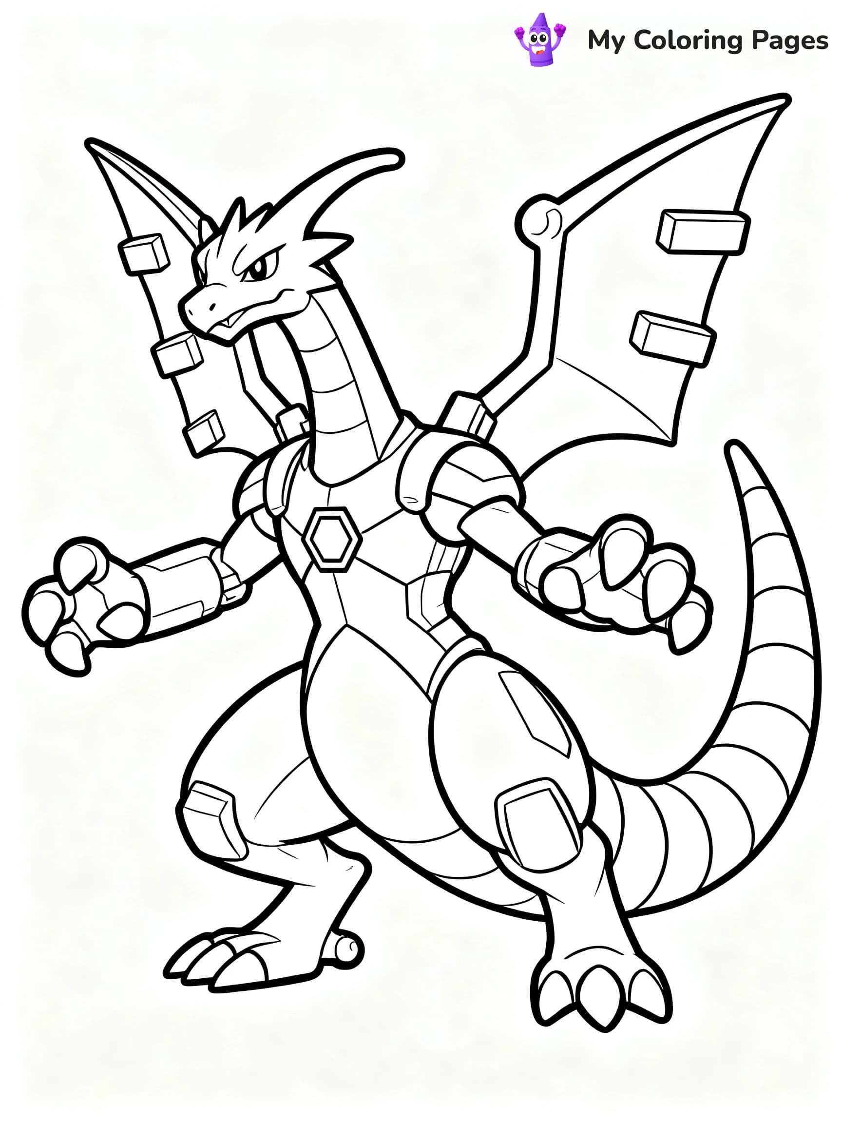 Zekrom Coloring Pages - 3