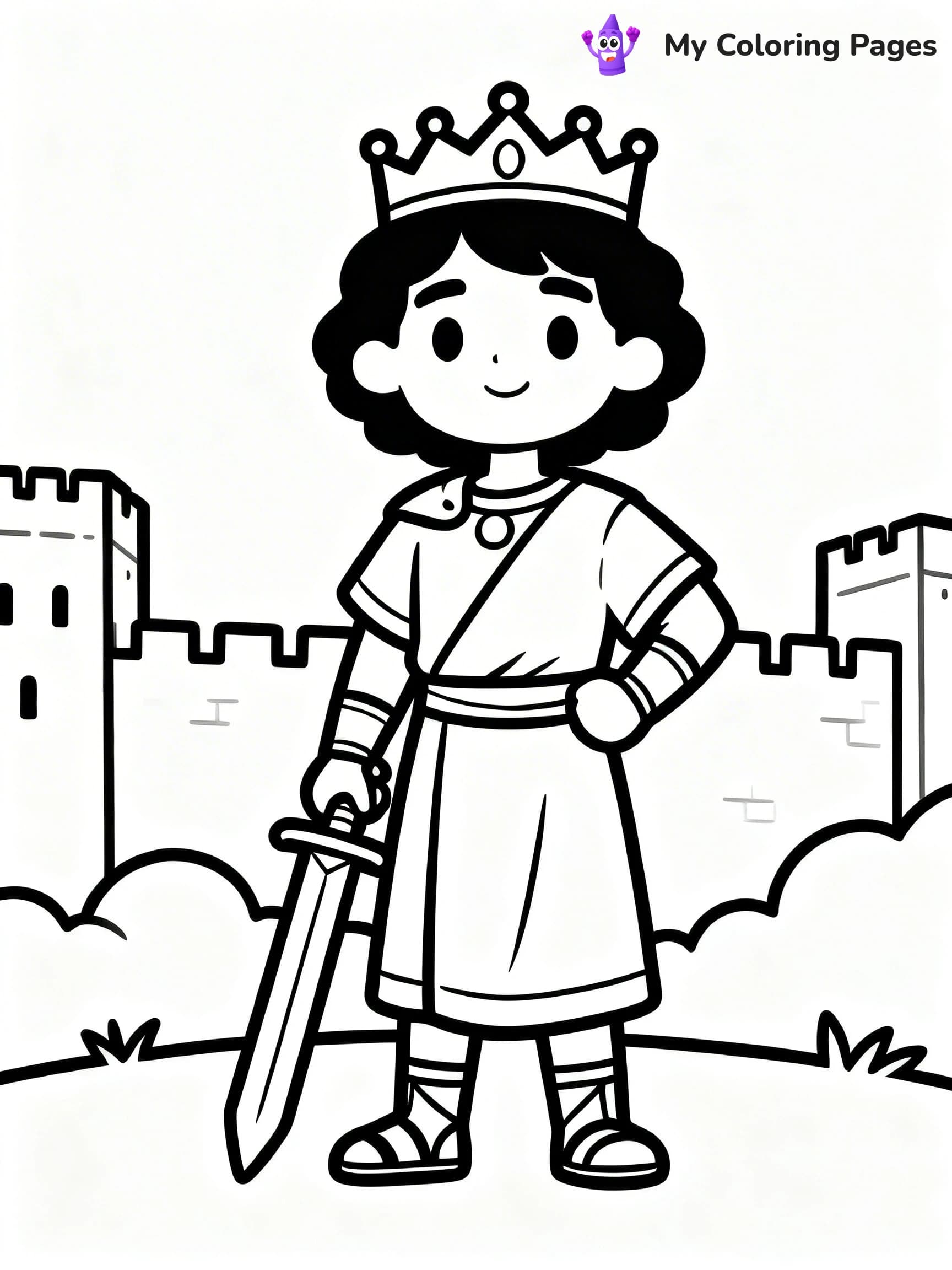 King David Coloring Pages - 10