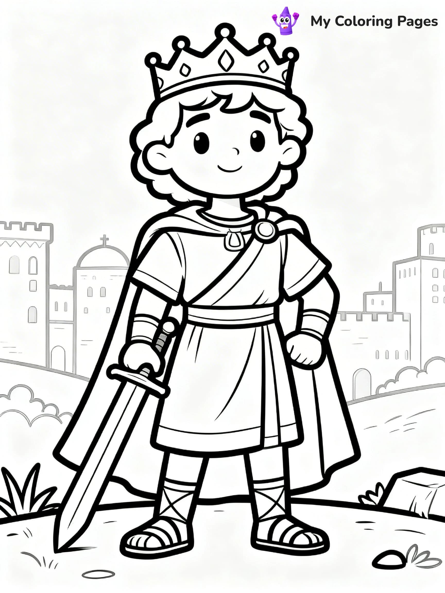 King David Coloring Pages - 6