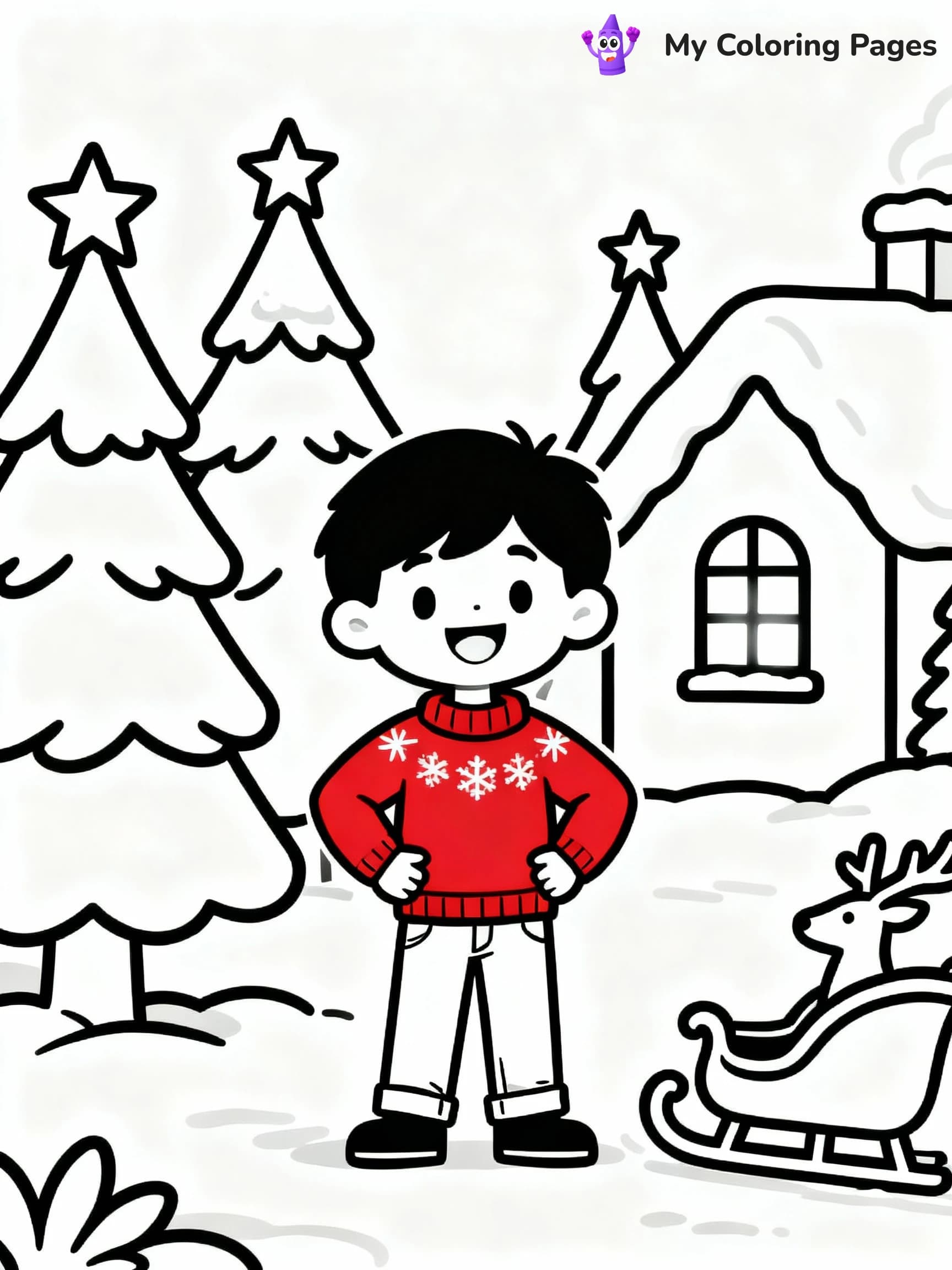 Christmas Coloring Pages - 9