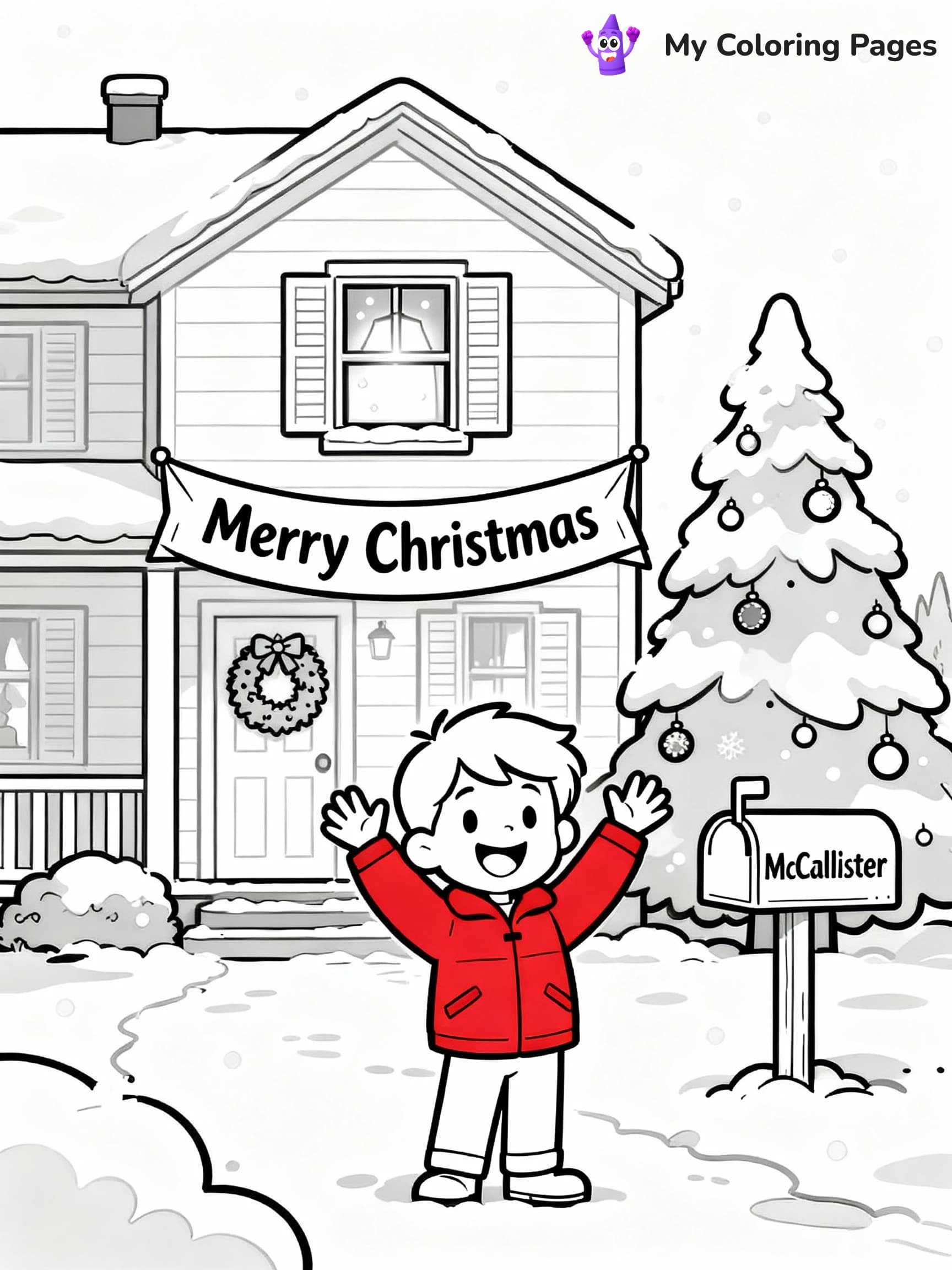 Christmas Coloring Pages - 8