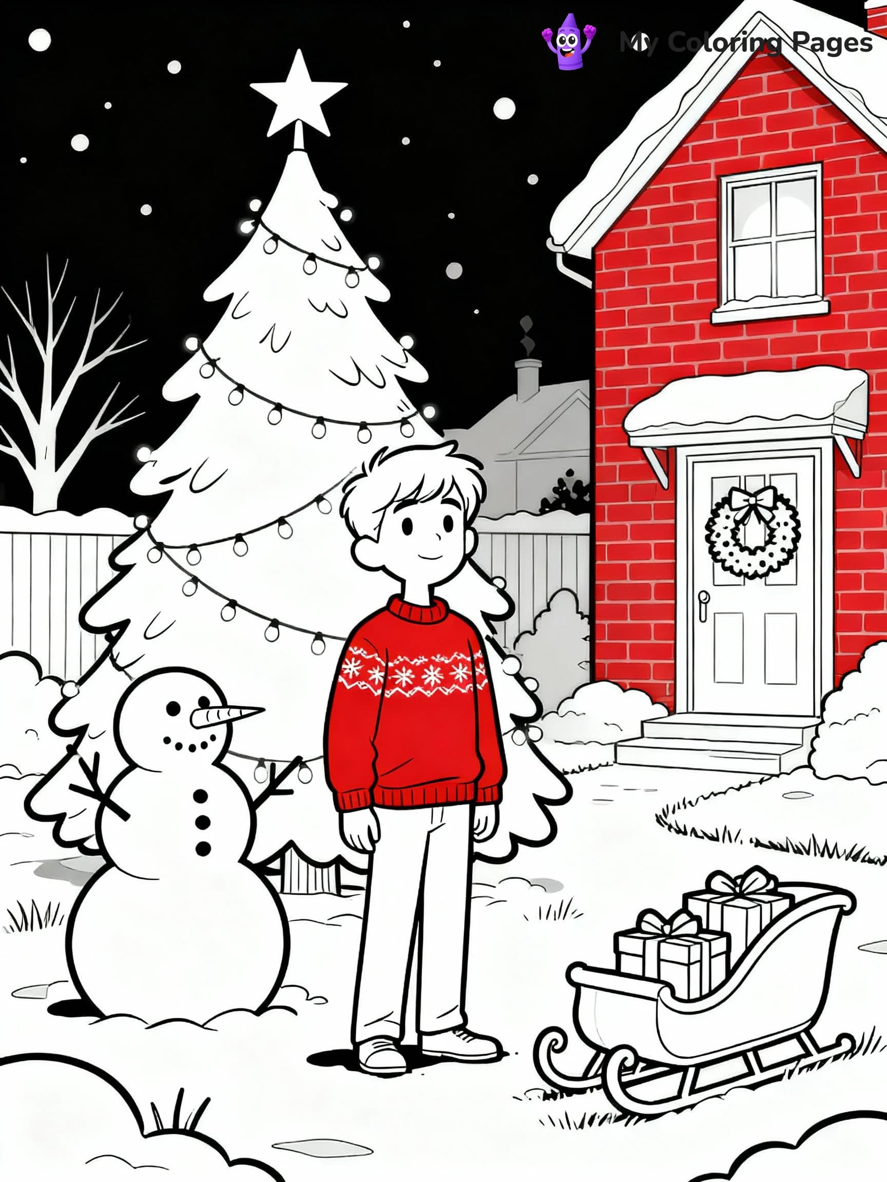 Christmas Coloring Pages - 5