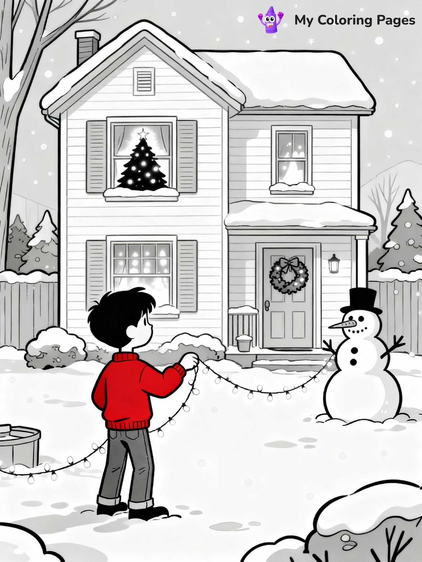 Christmas Coloring Pages - 3