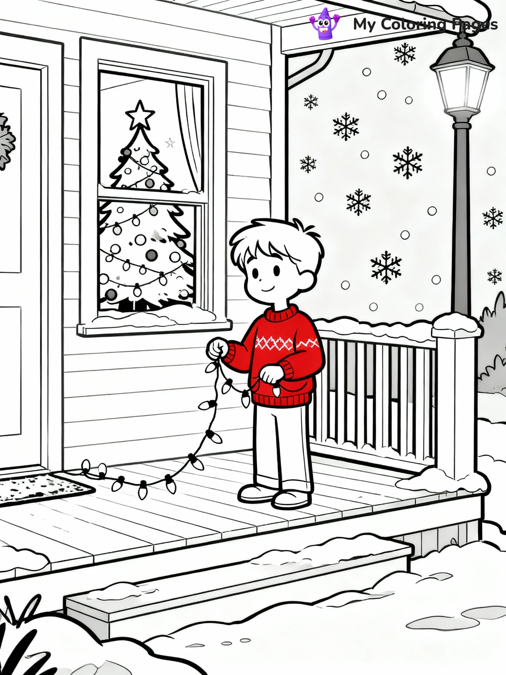 Christmas Coloring Pages - 1